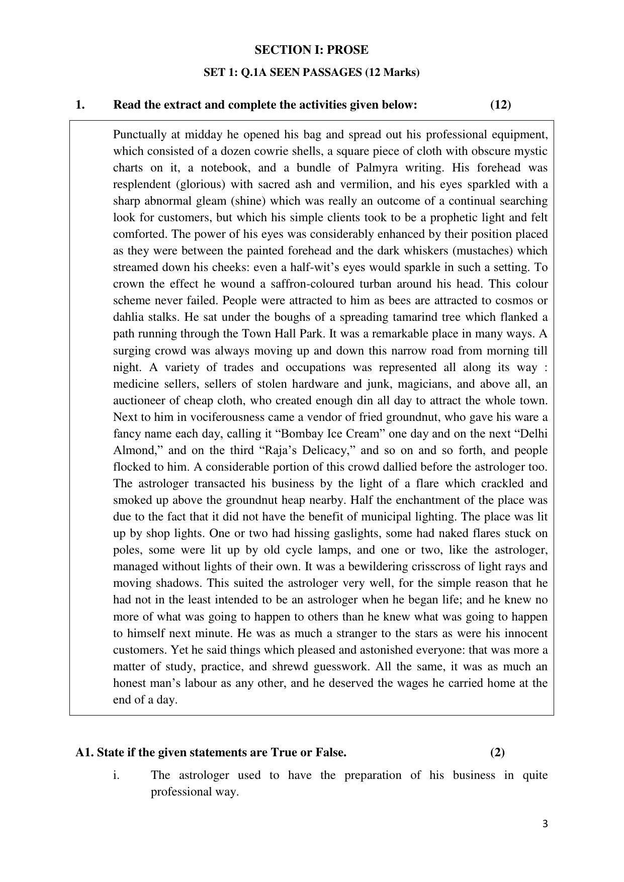 Maharashtra Board Class 12 इंग्रजी : तृतीय भाषा (माध्यम मराठी) 2023 Question Bank - Page 3