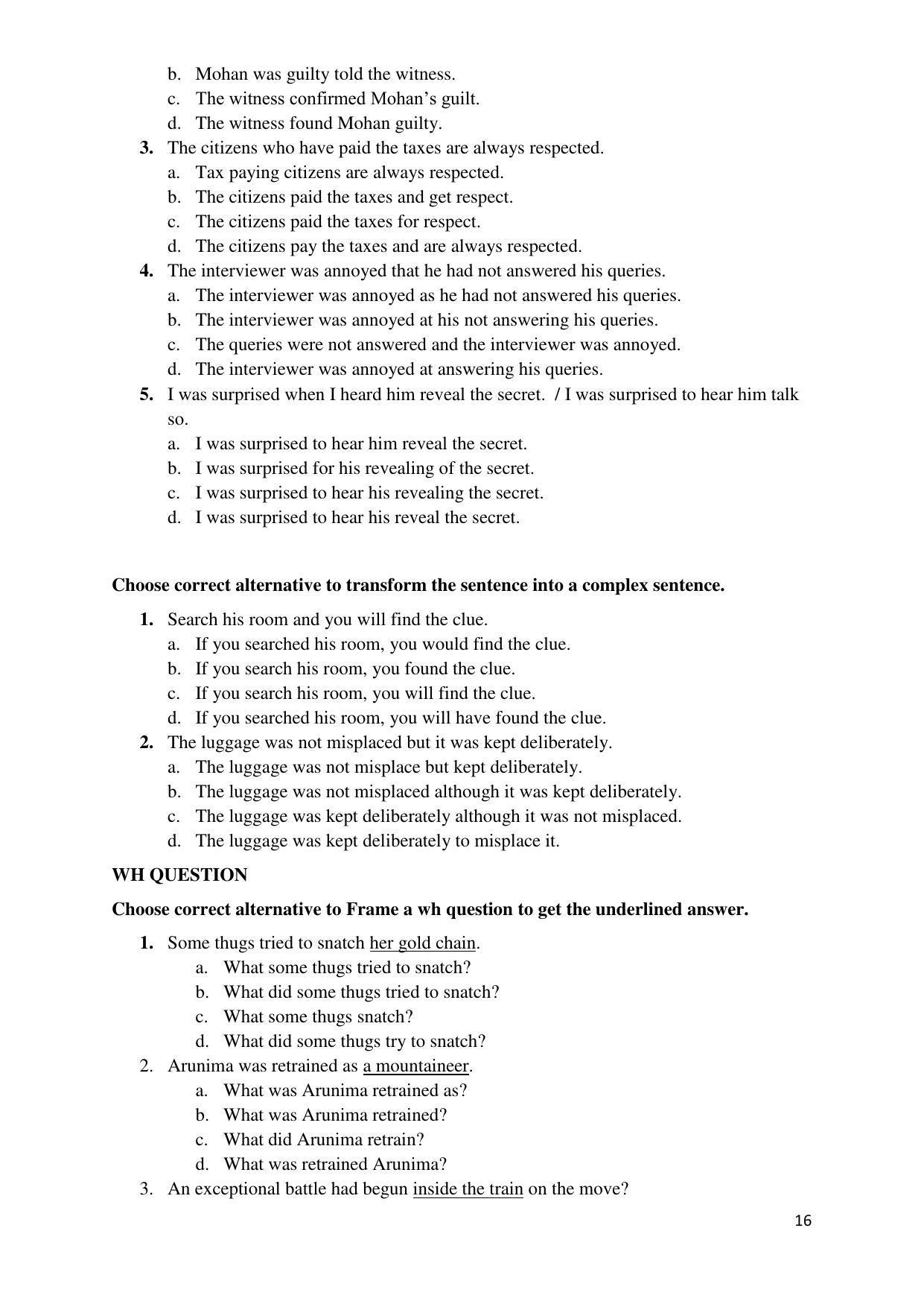 Maharashtra Board Class 12 इंग्रजी : तृतीय भाषा (माध्यम मराठी) 2023 Question Bank - Page 16