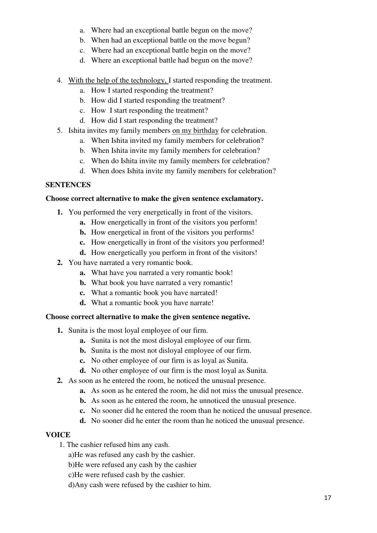 Maharashtra Board Class 12 इंग्रजी : तृतीय भाषा (माध्यम मराठी) 2023 Question Bank - Page 17