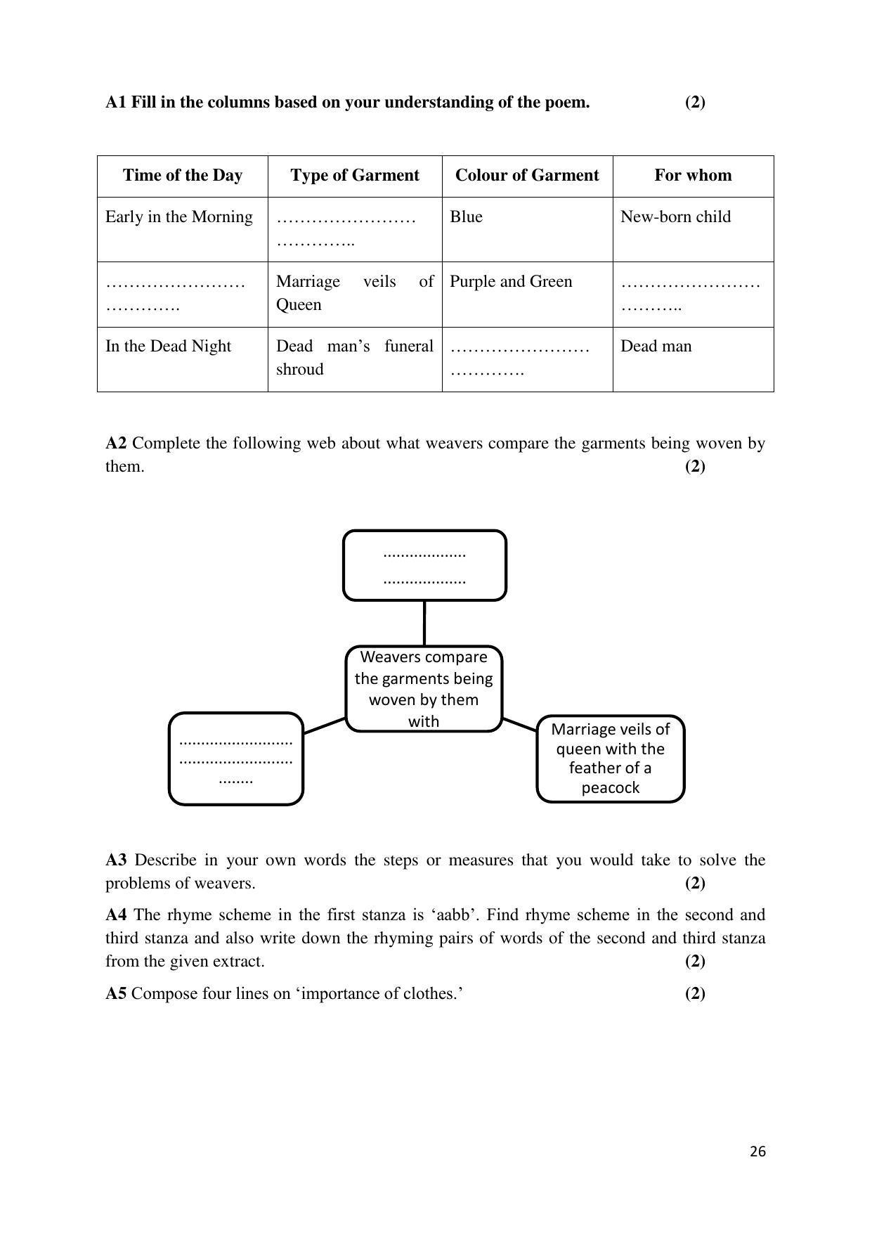 Maharashtra Board Class 12 इंग्रजी : तृतीय भाषा (माध्यम मराठी) 2023 Question Bank - Page 26