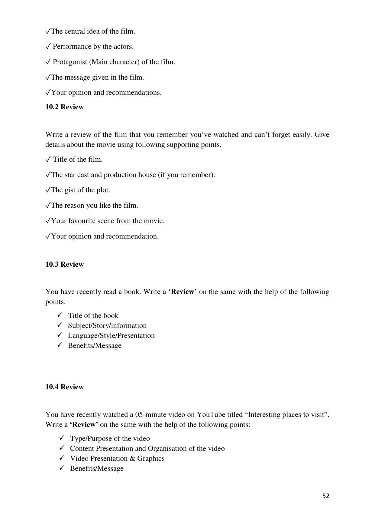 Maharashtra Board Class 12 इंग्रजी : तृतीय भाषा (माध्यम मराठी) 2023 Question Bank - Page 52