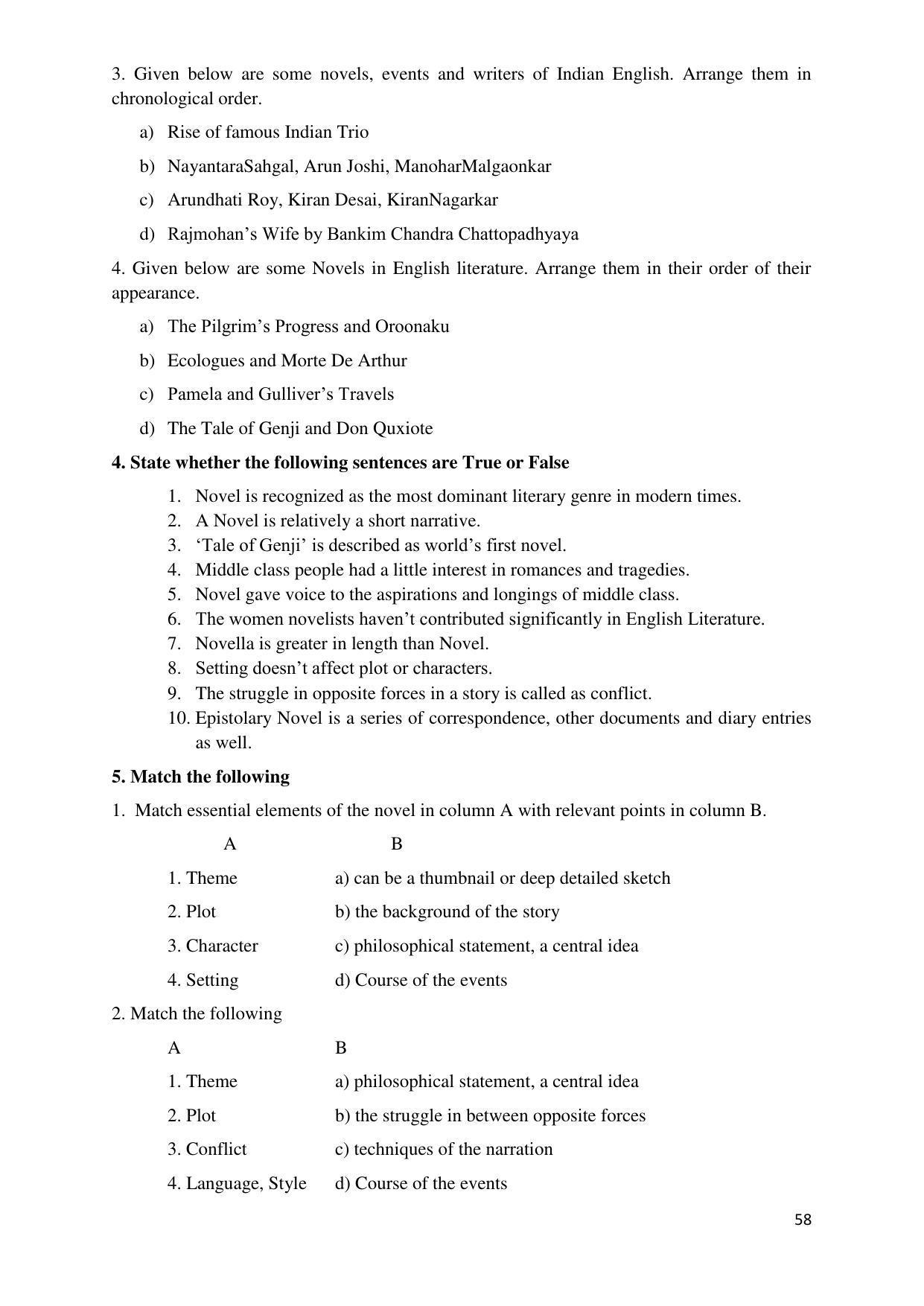 Maharashtra Board Class 12 इंग्रजी : तृतीय भाषा (माध्यम मराठी) 2023 Question Bank - Page 58