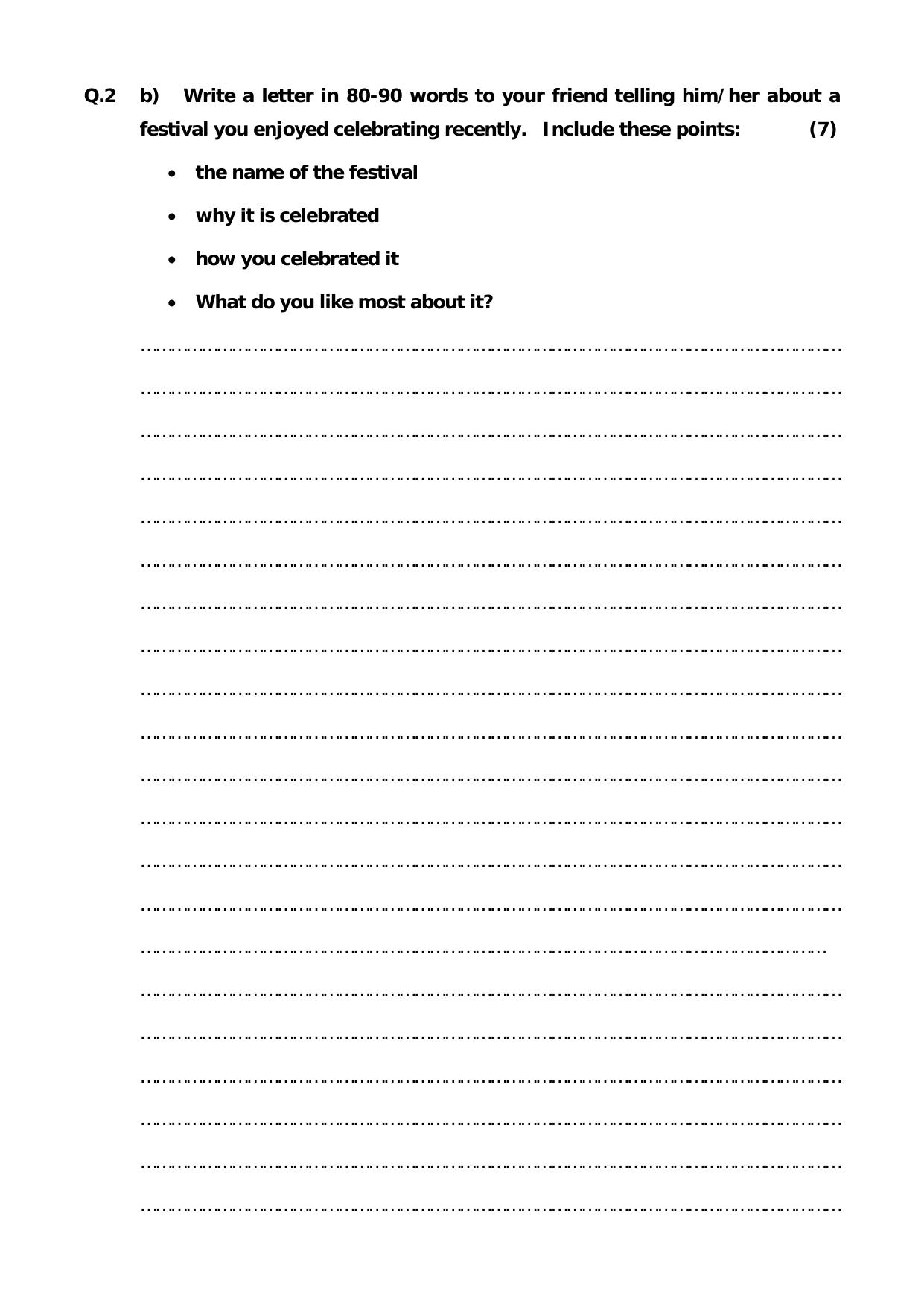 Worksheet for Class 4 English Assignment 13 - Page 4