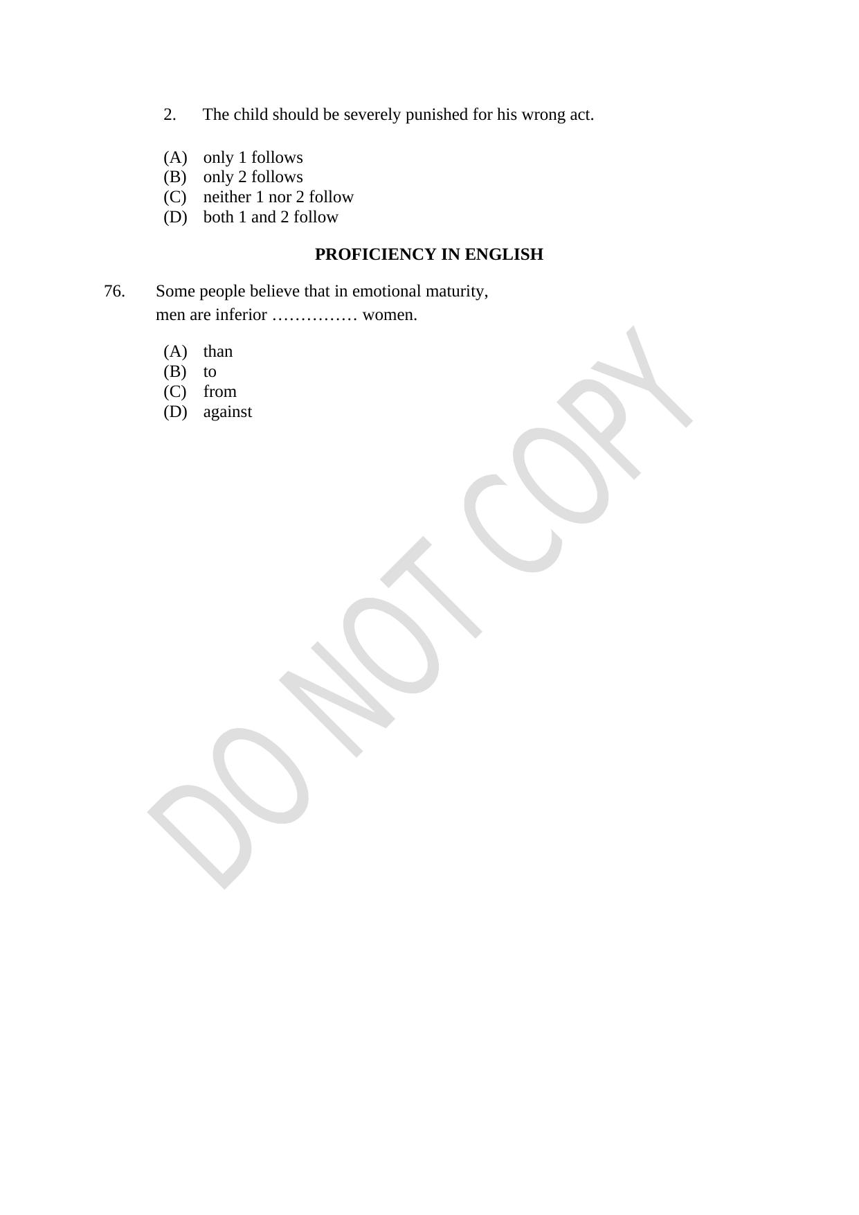 CUSAT CAT 2021 3 Year LLB Question Paper - Page 16