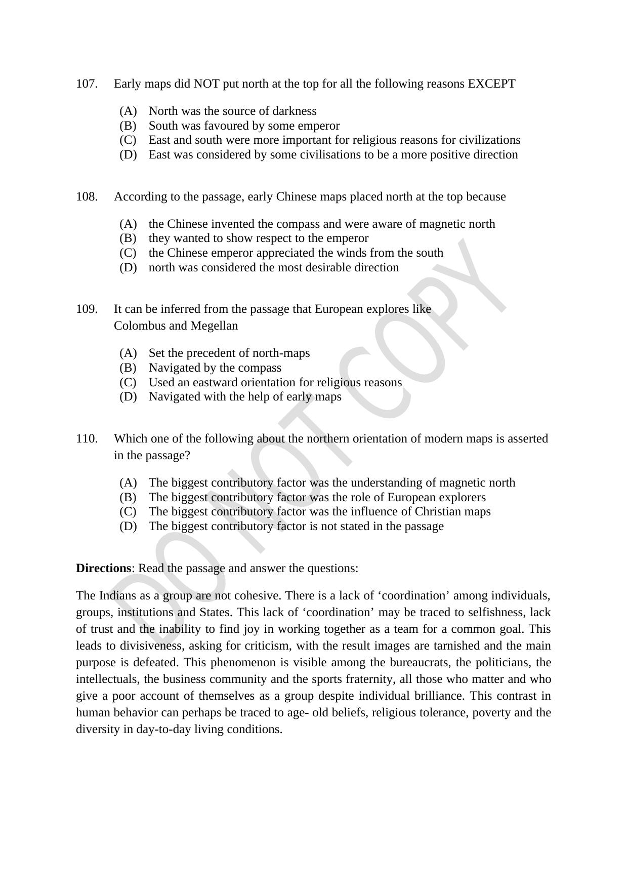 CUSAT CAT 2021 3 Year LLB Question Paper - Page 28