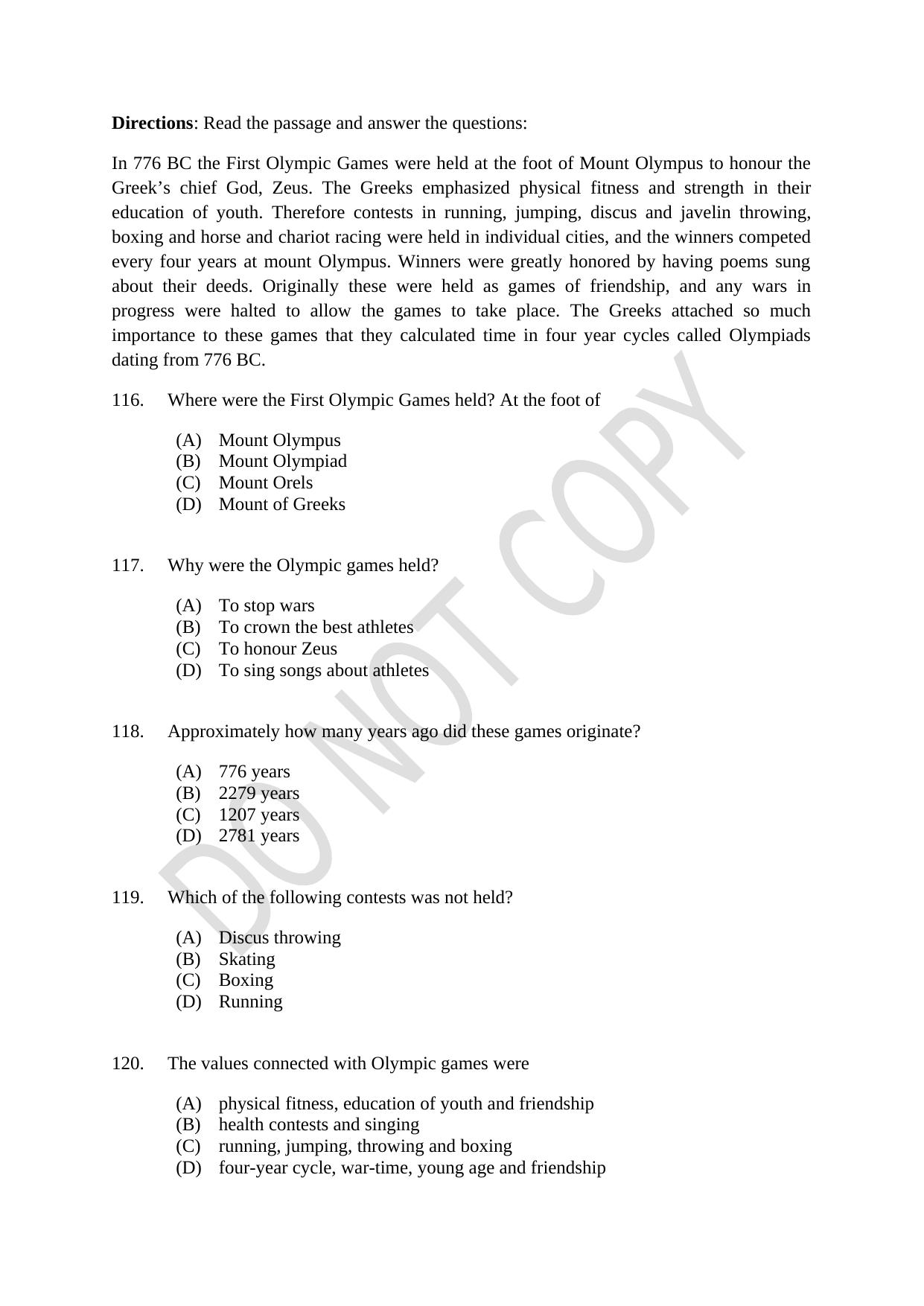 CUSAT CAT 2021 3 Year LLB Question Paper - Page 30