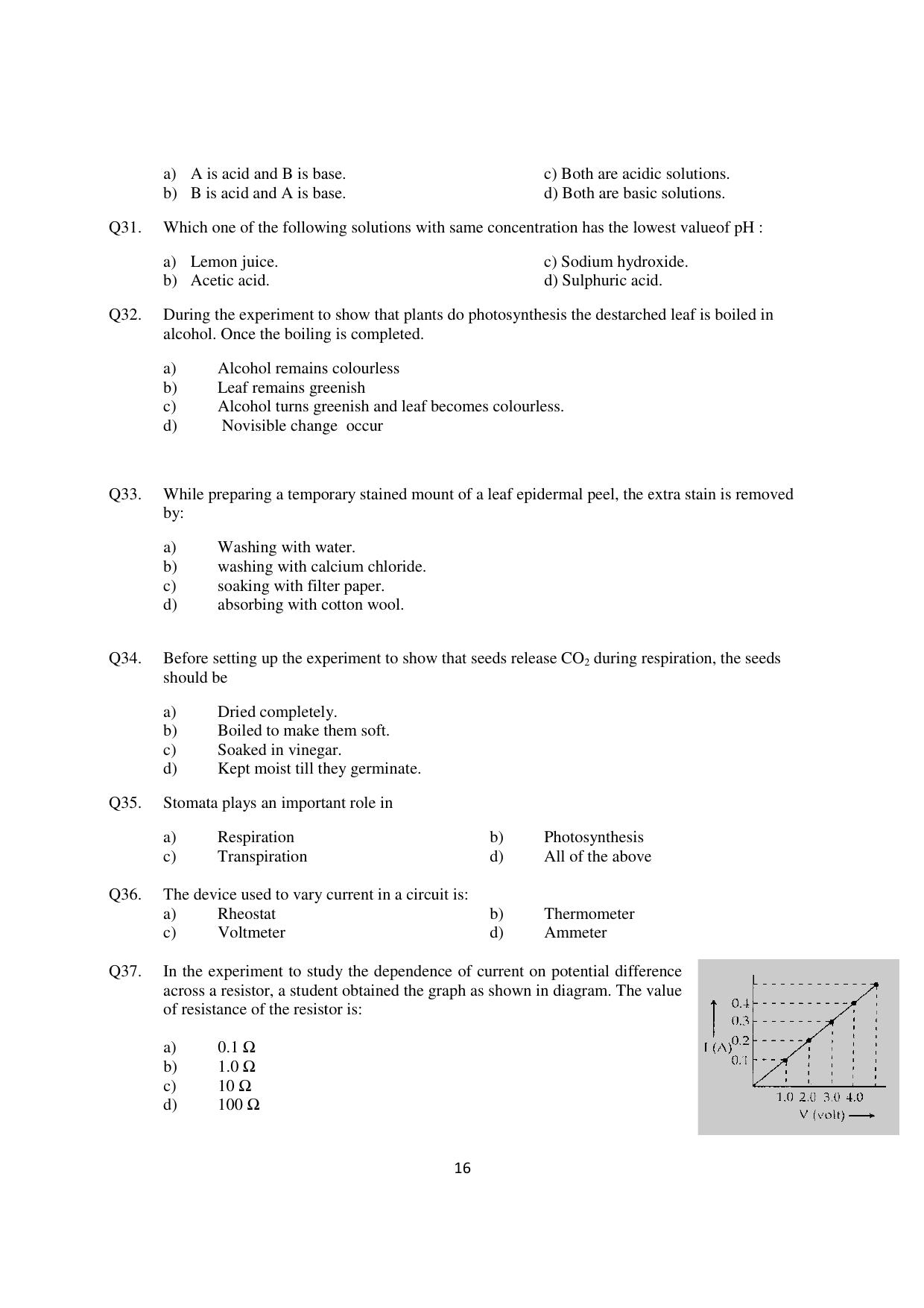 CBSE Worksheets for Class 10 Science Collection of important questions Assignment - Page 4