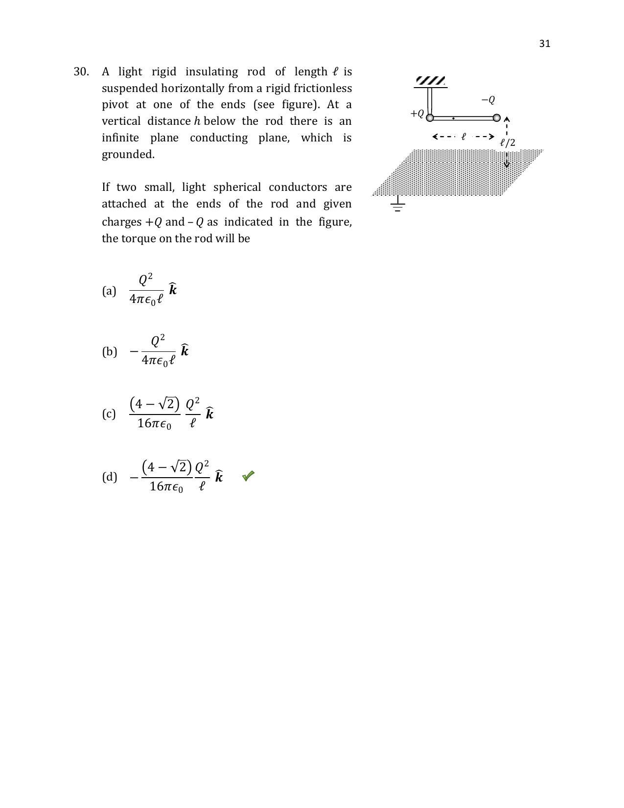 TIFR GS 2020 Physics Question Paper - Page 32