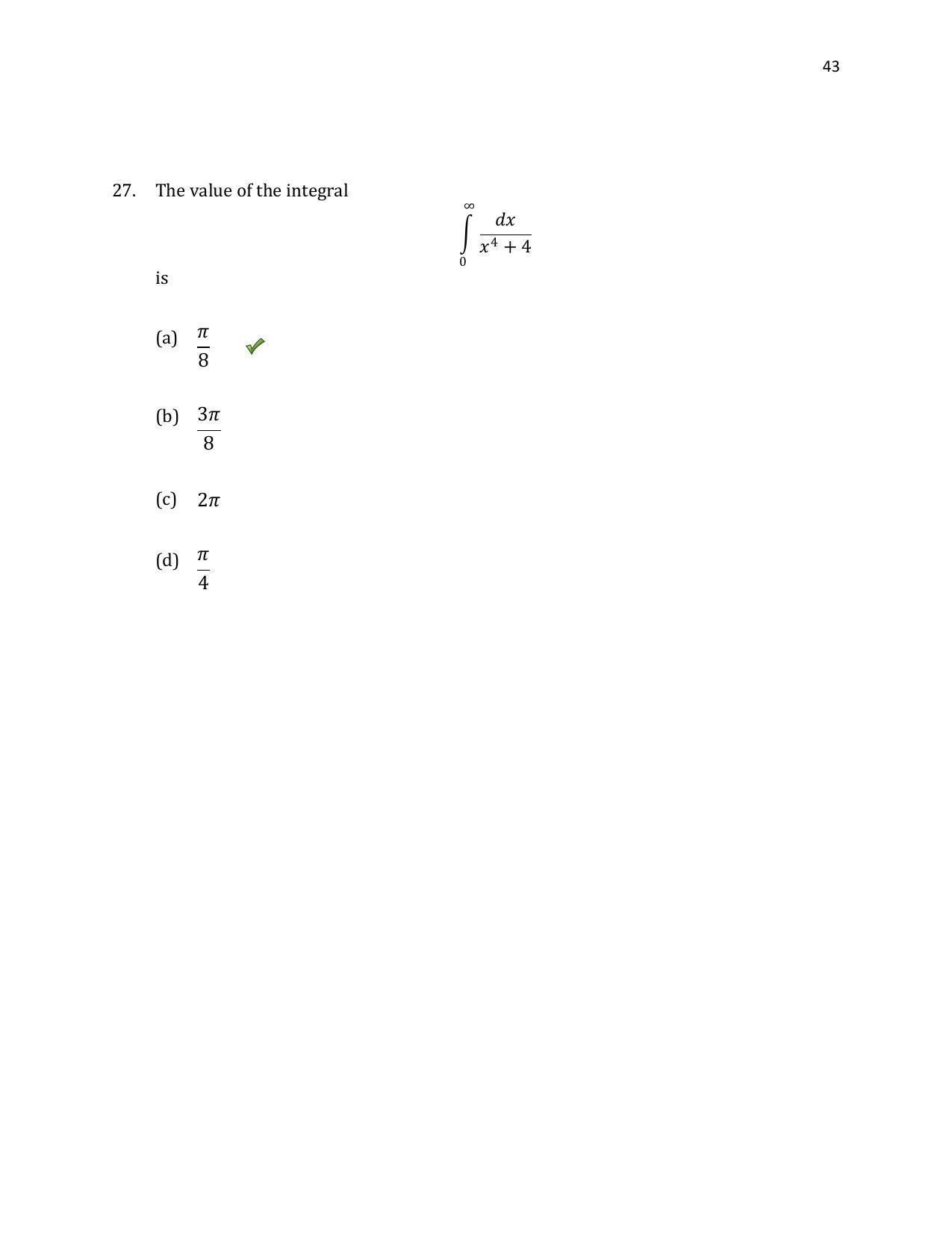 TIFR GS 2020 Physics Question Paper - Page 44