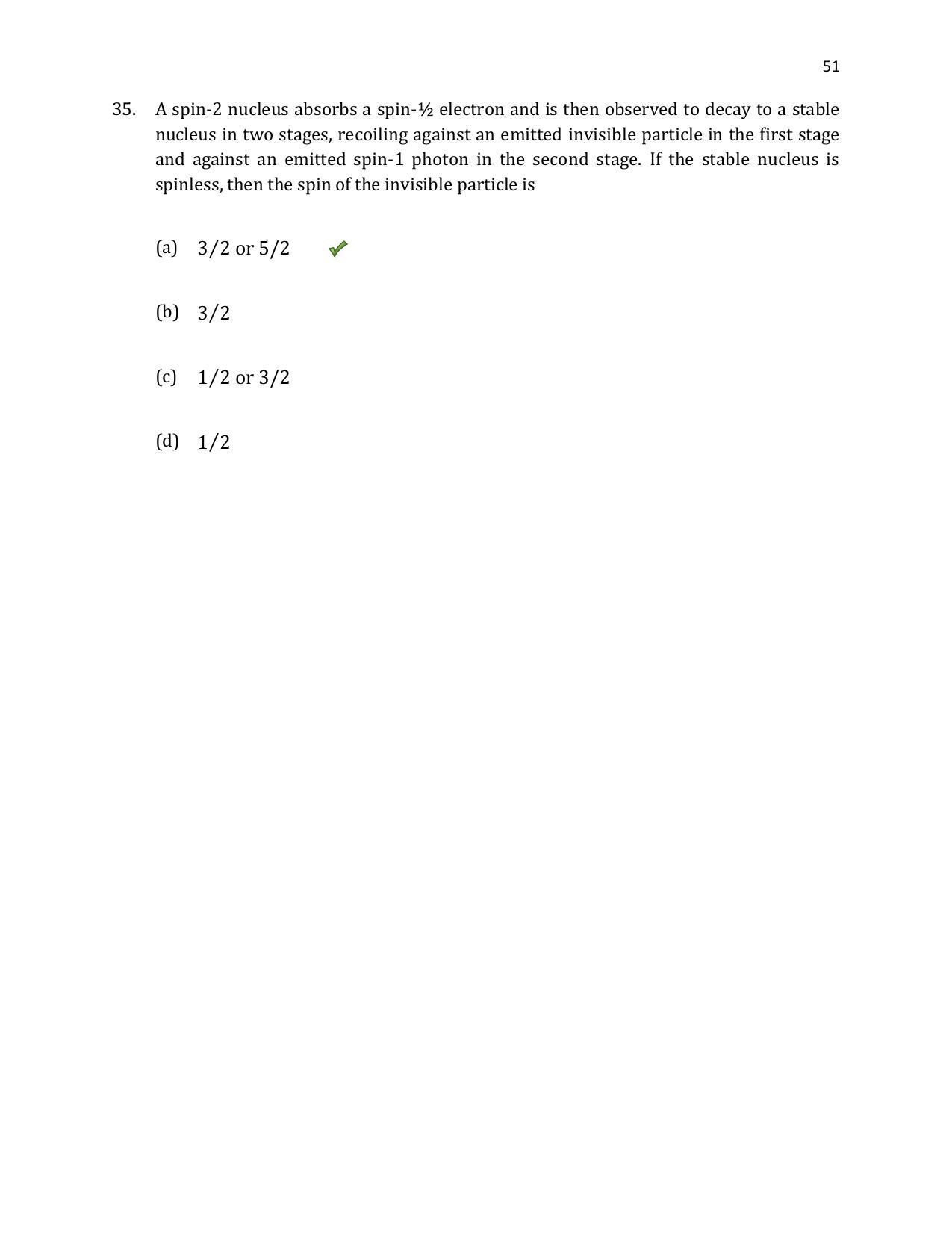 TIFR GS 2020 Physics Question Paper - Page 52