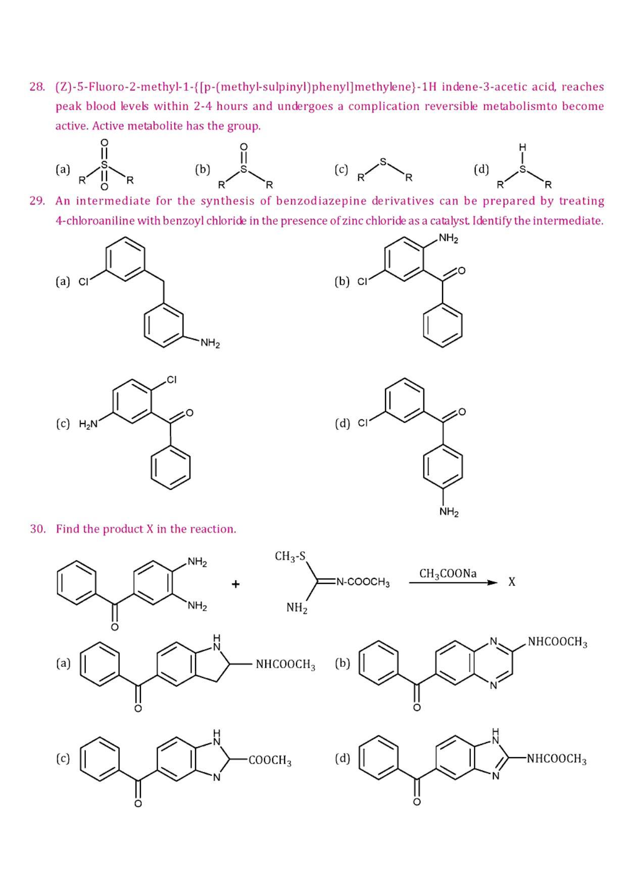 GPAT 2007 Question Paper with Answer Key - Page 4