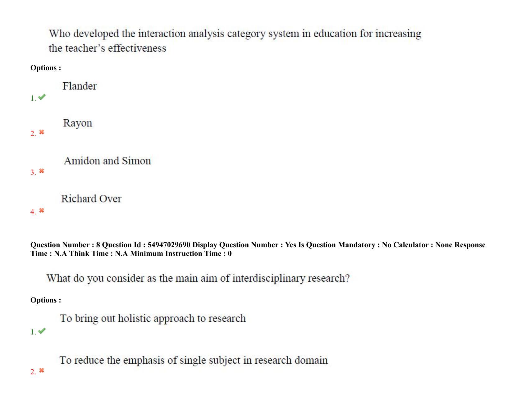 AP RCET 2022: Sericulture - 19-10-2022 (Wednesday) Session-II Question Paper With keys - Page 7