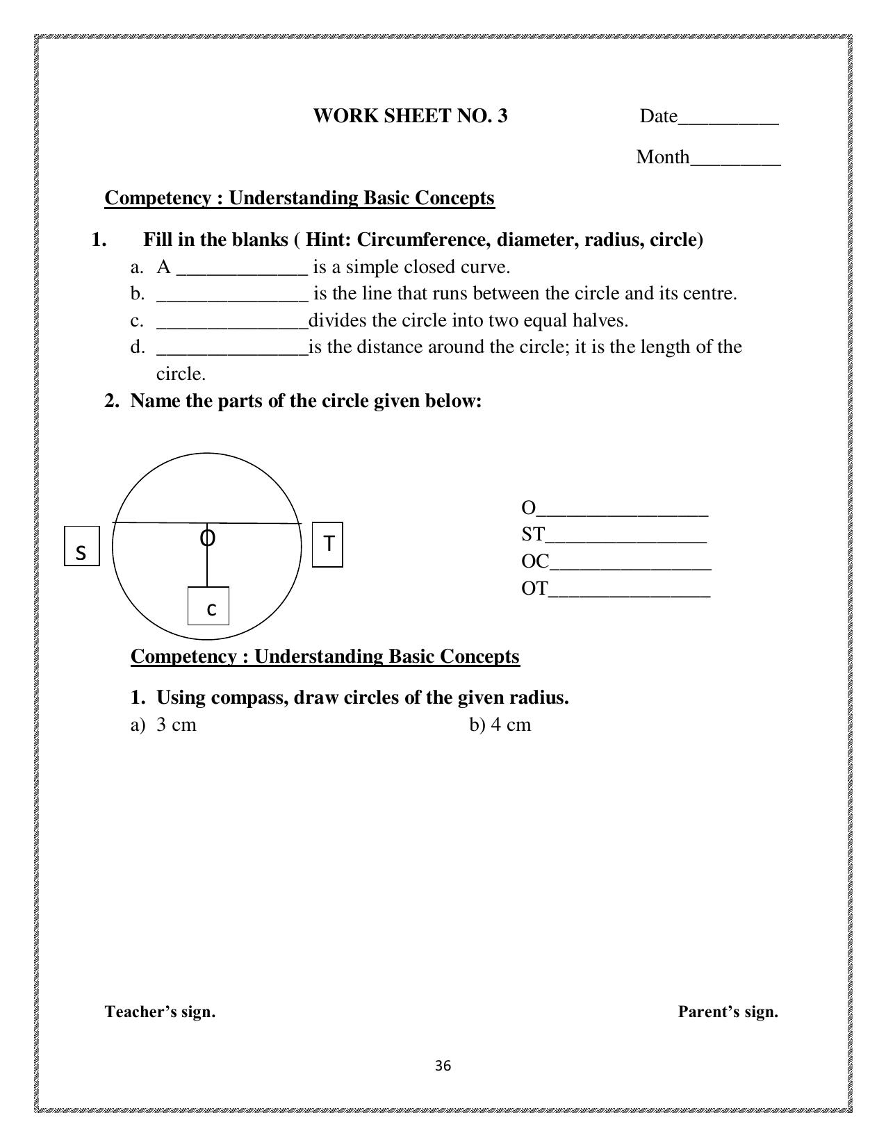 Worksheet for Class 4 Maths Carts and Wheels Assignment 1 - Page 1