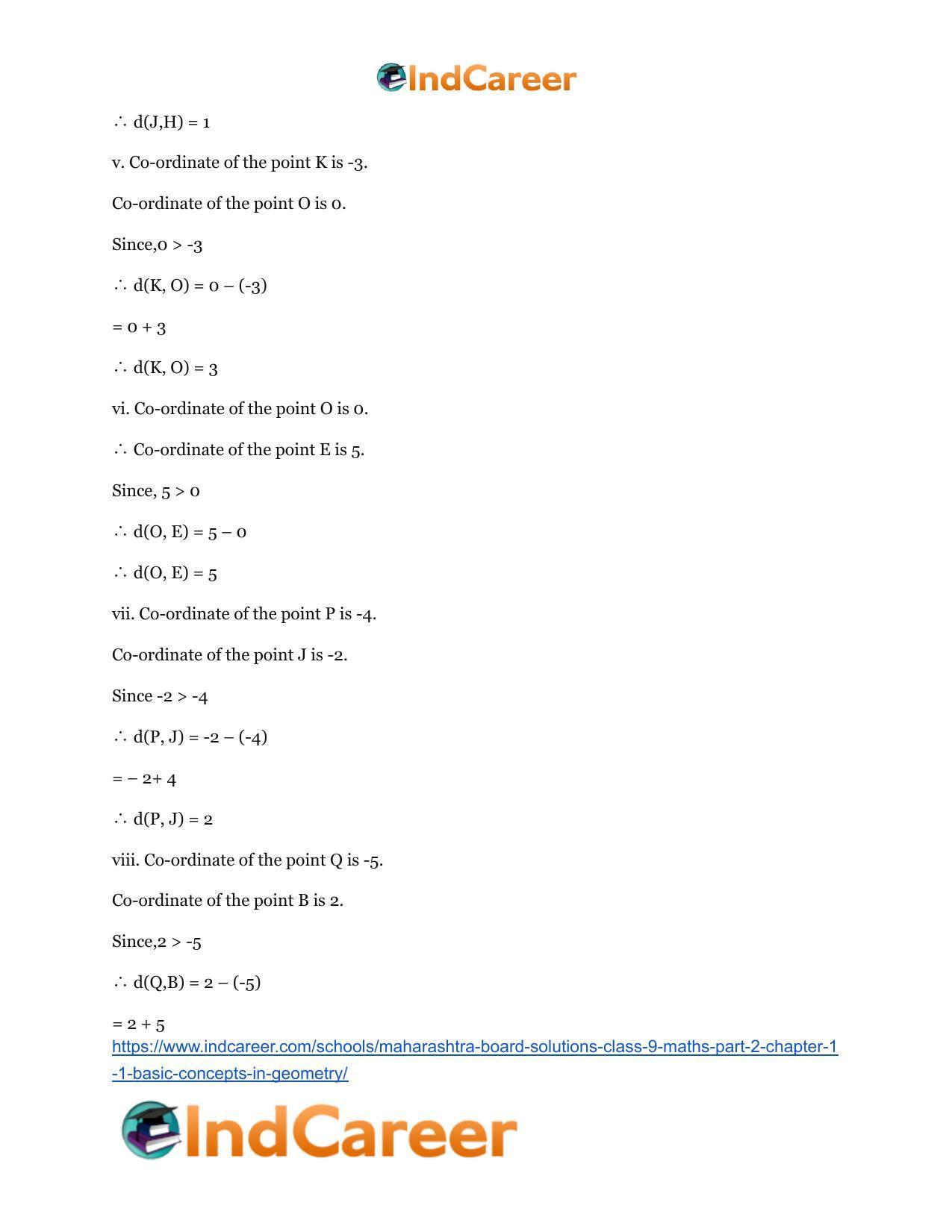 Maharashtra Board Solutions Class 9-Maths (Part 2): Chapter 1.1- Basic Concepts in Geometry - Page 4
