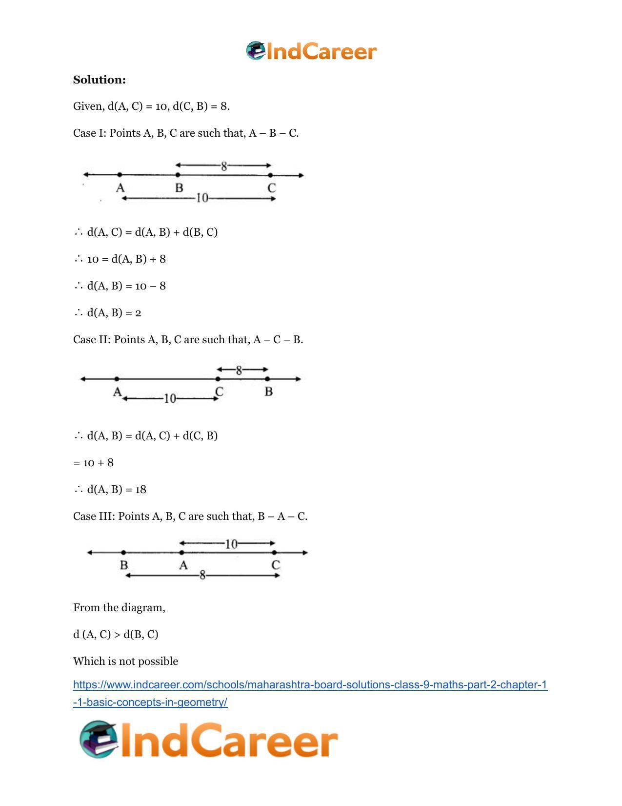 Maharashtra Board Solutions Class 9-Maths (Part 2): Chapter 1.1- Basic ...