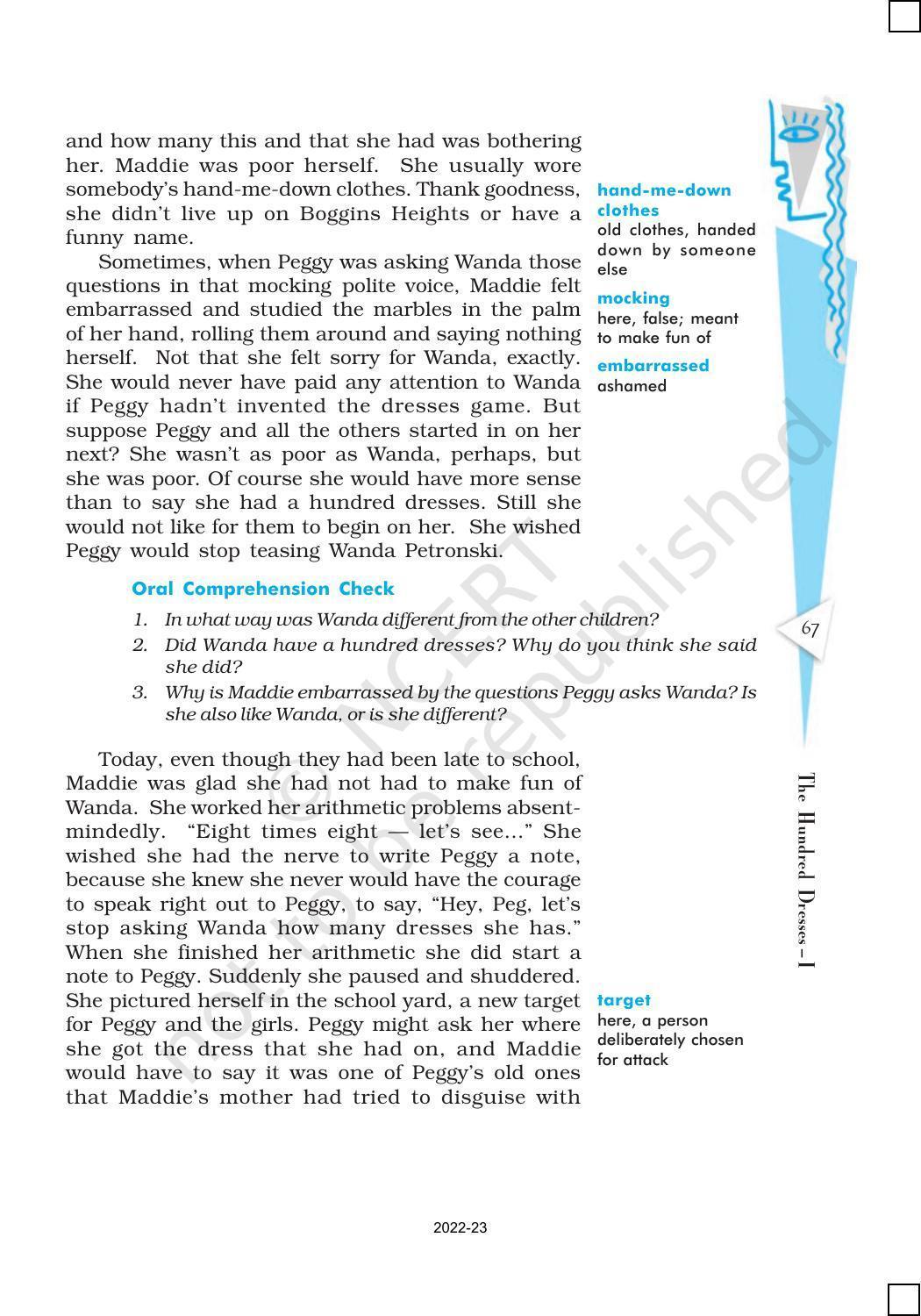 NCERT Book for Class 10 English (First Flight) Chapter 5 The Hundred Dresses – I - Page 5