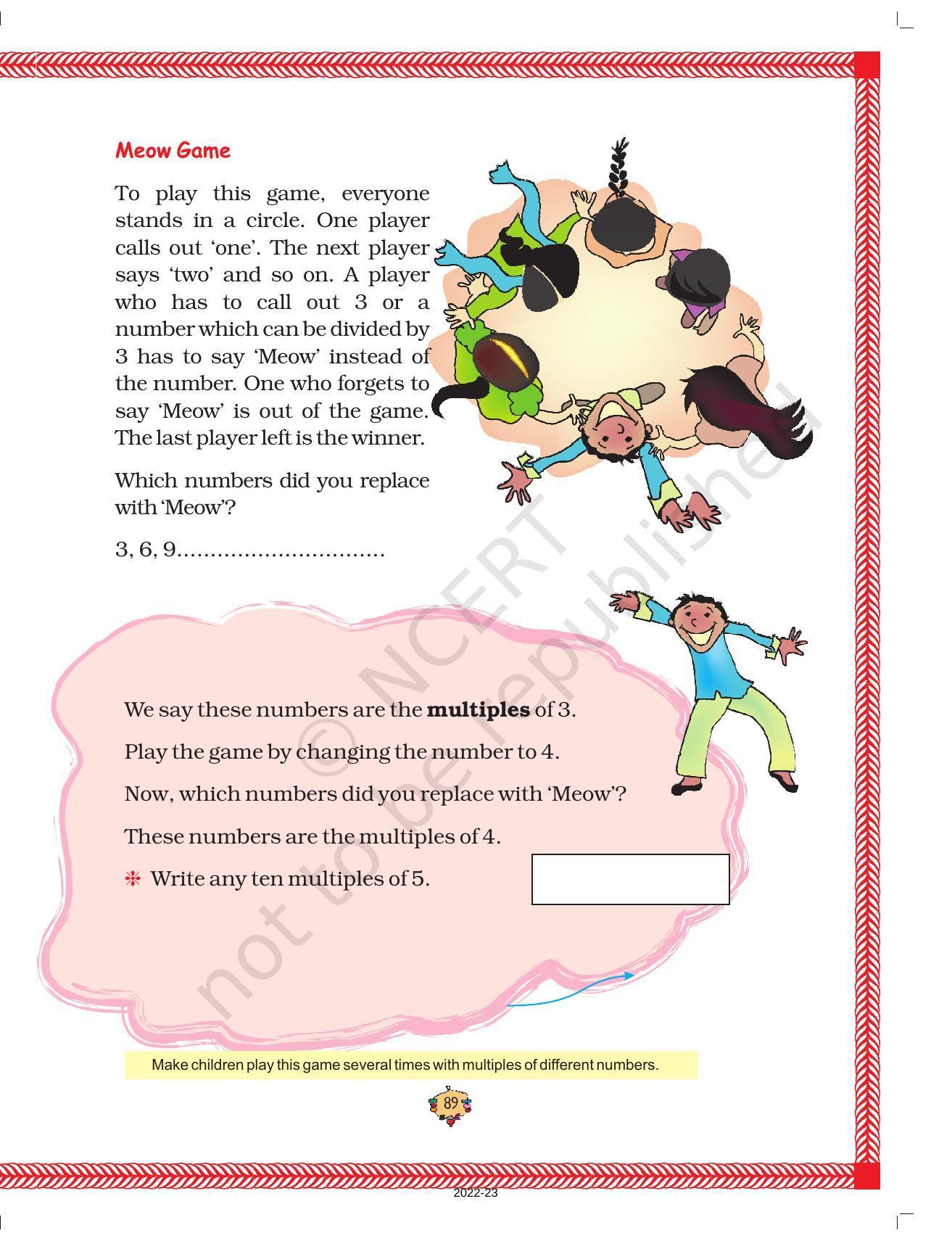 NCERT Book for Class 5 Maths Chapter 6 Be My Multiple, I’ll be Your Factor - Page 3