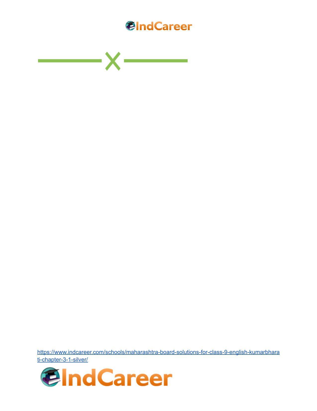 Maharashtra Board Solutions for Class 9- English Kumarbharati: Chapter 3.1- Silver - Page 9