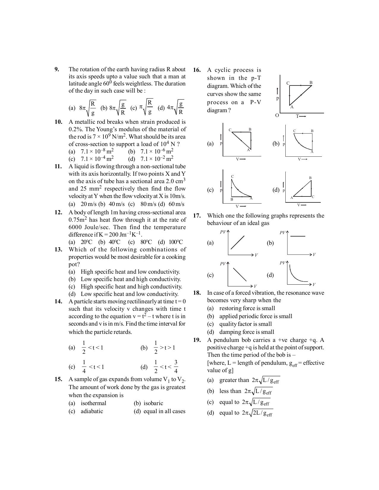 BITSAT 2009 Question Paper - Page 2
