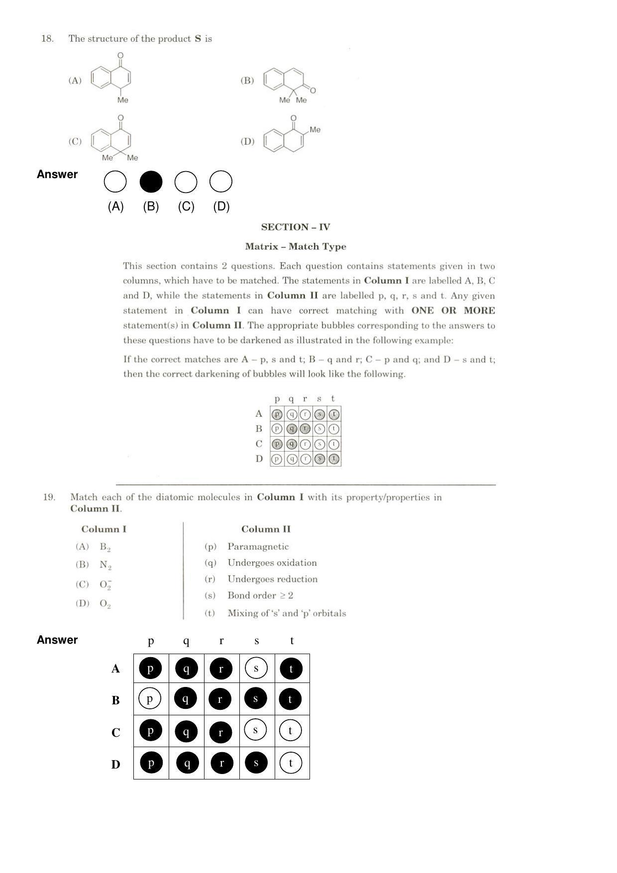 JEE 2009 Paper I Question Paper - Page 5