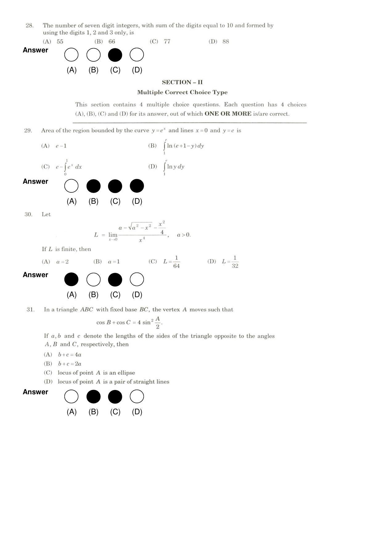 JEE 2009 Paper I Question Paper - Page 8