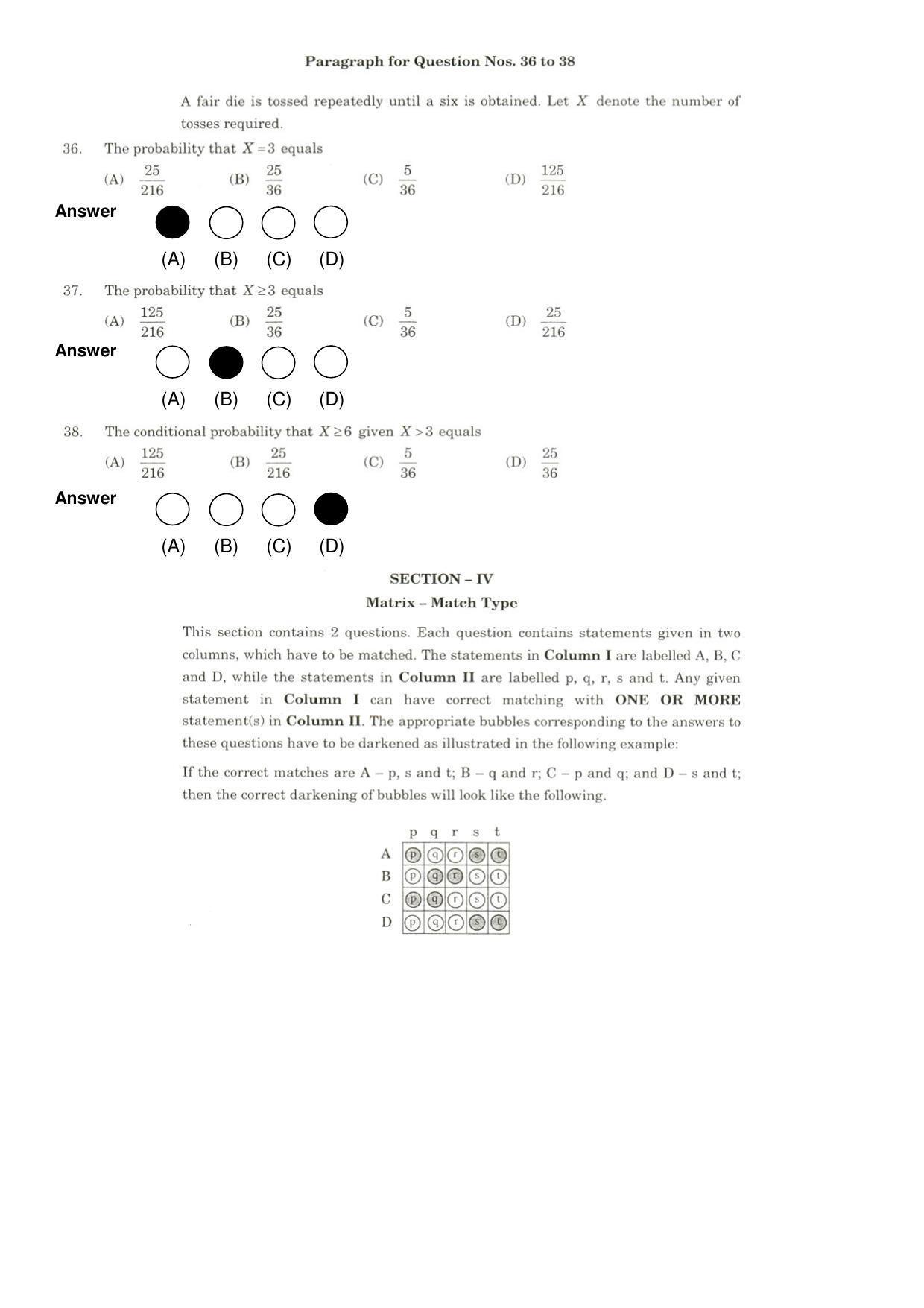 JEE 2009 Paper I Question Paper - Page 10