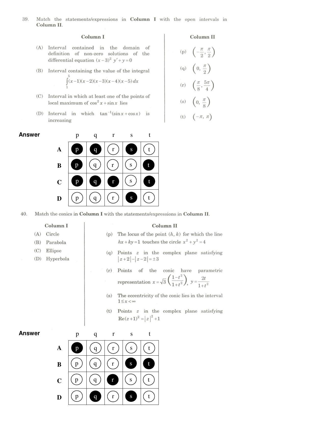 JEE 2009 Paper I Question Paper - Page 11