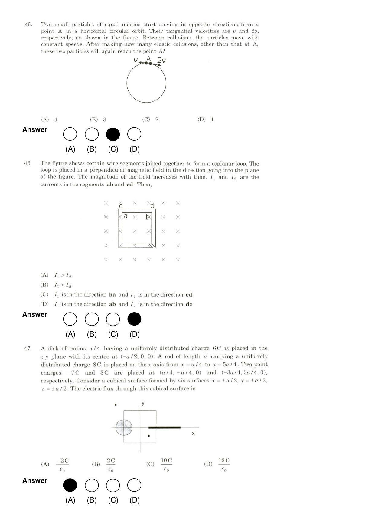 JEE 2009 Paper I Question Paper - Page 13