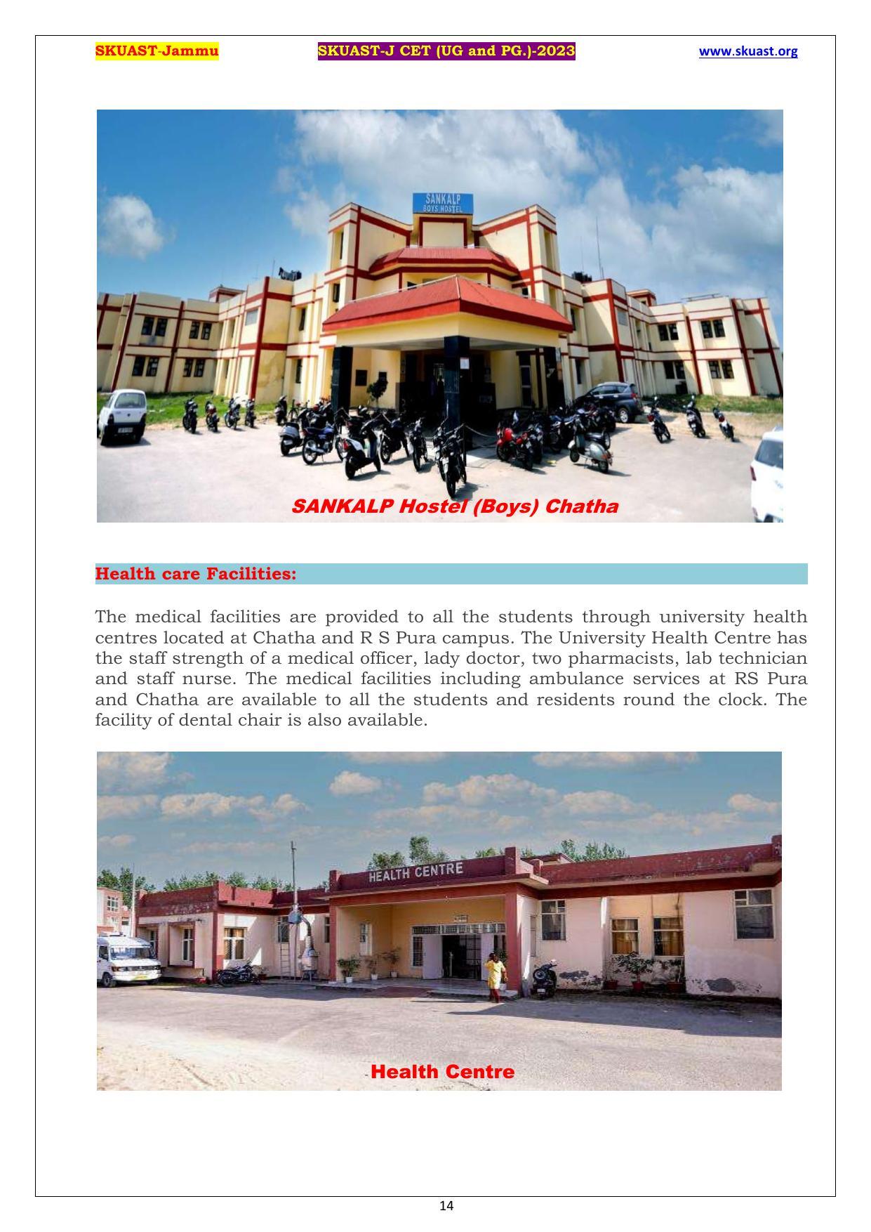 SKUAST Jammu CET Syllabus - Page 14