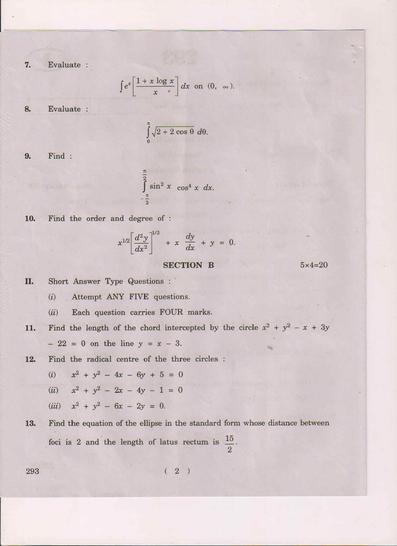 AP Inter 2nd Year Mathematics-IIB (EM) March 2018 (General) Question Paper - Page 2