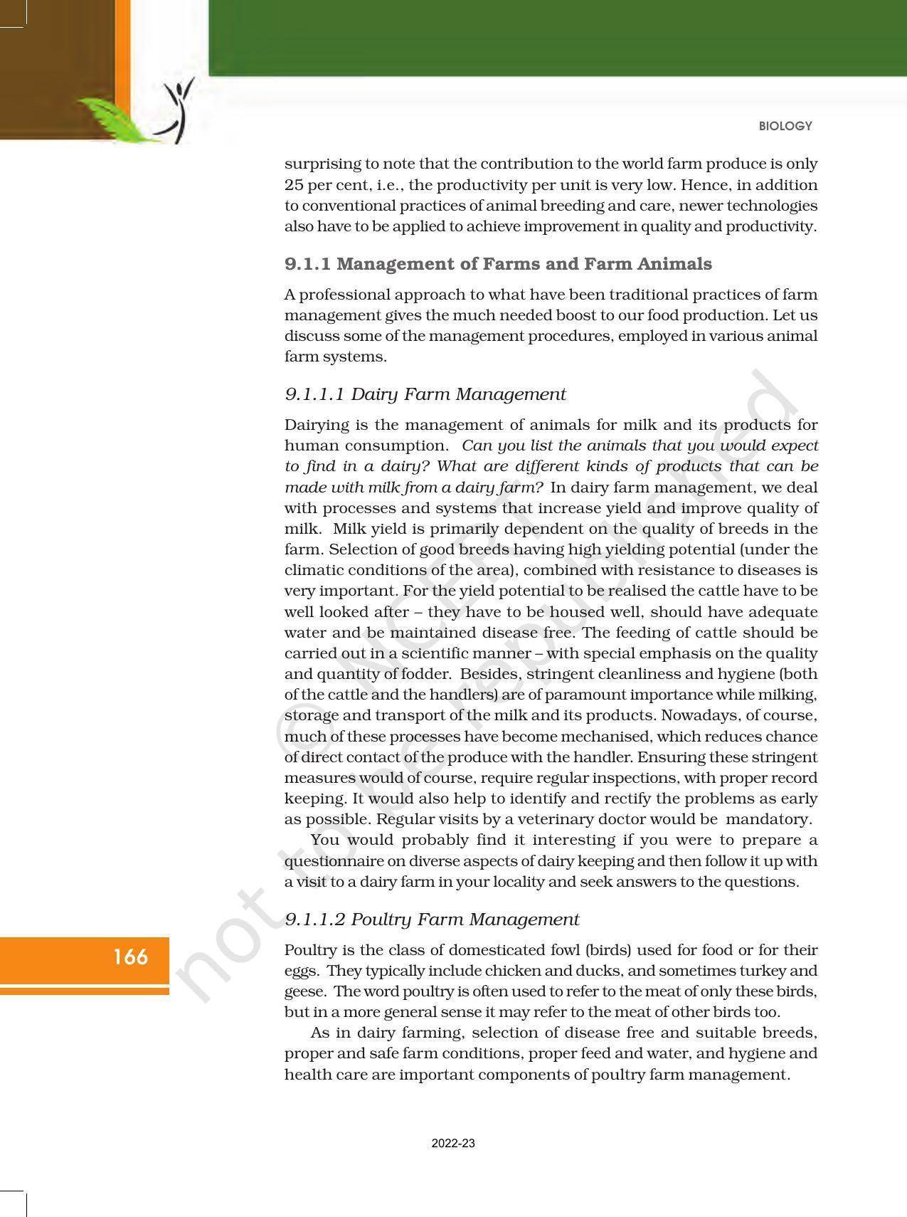 NCERT Book for Class 12 Biology Chapter 9 Strategies for Enhancement in Food Production - Page 2