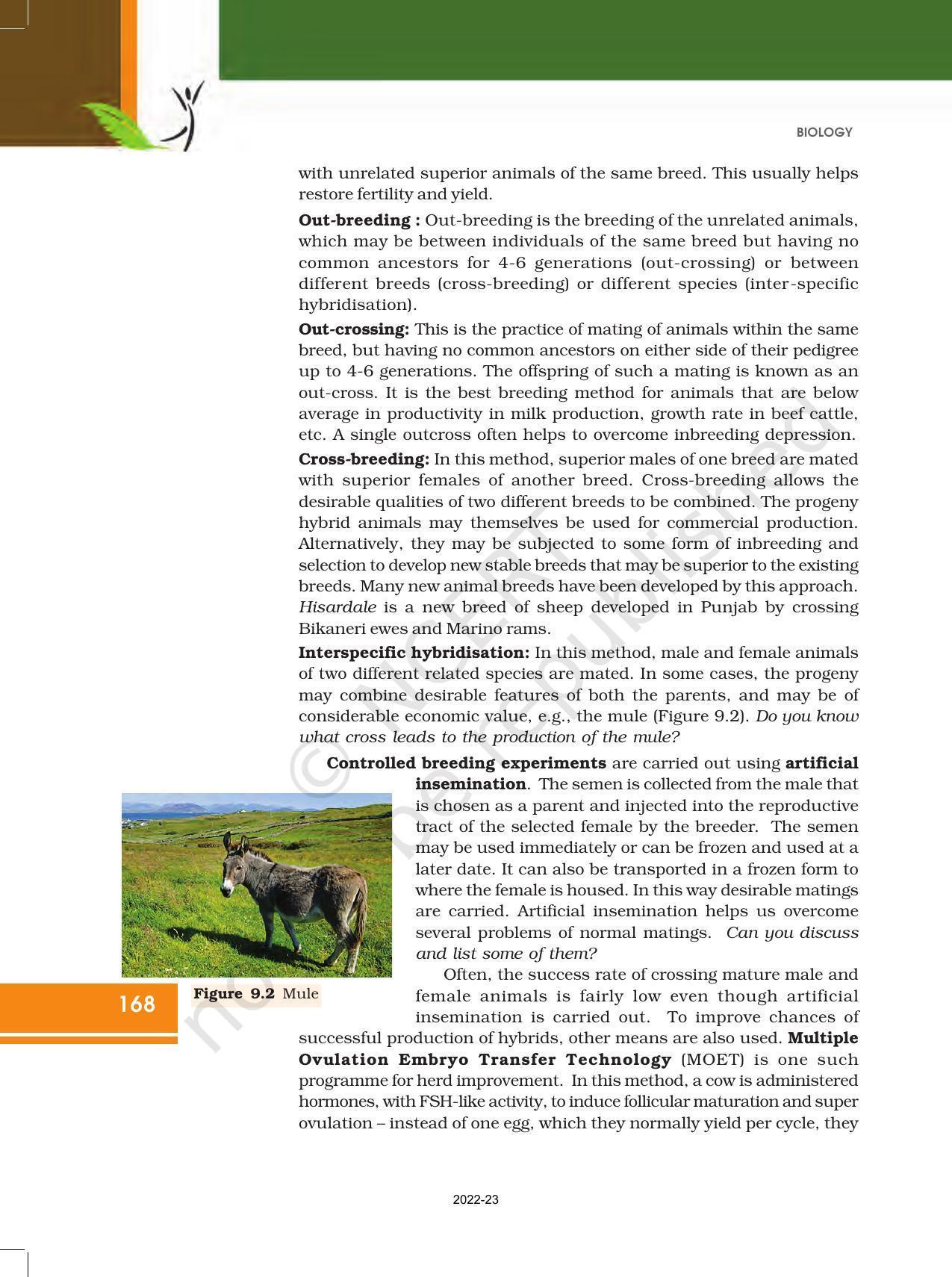 NCERT Book for Class 12 Biology Chapter 9 Strategies for Enhancement in Food Production - Page 4