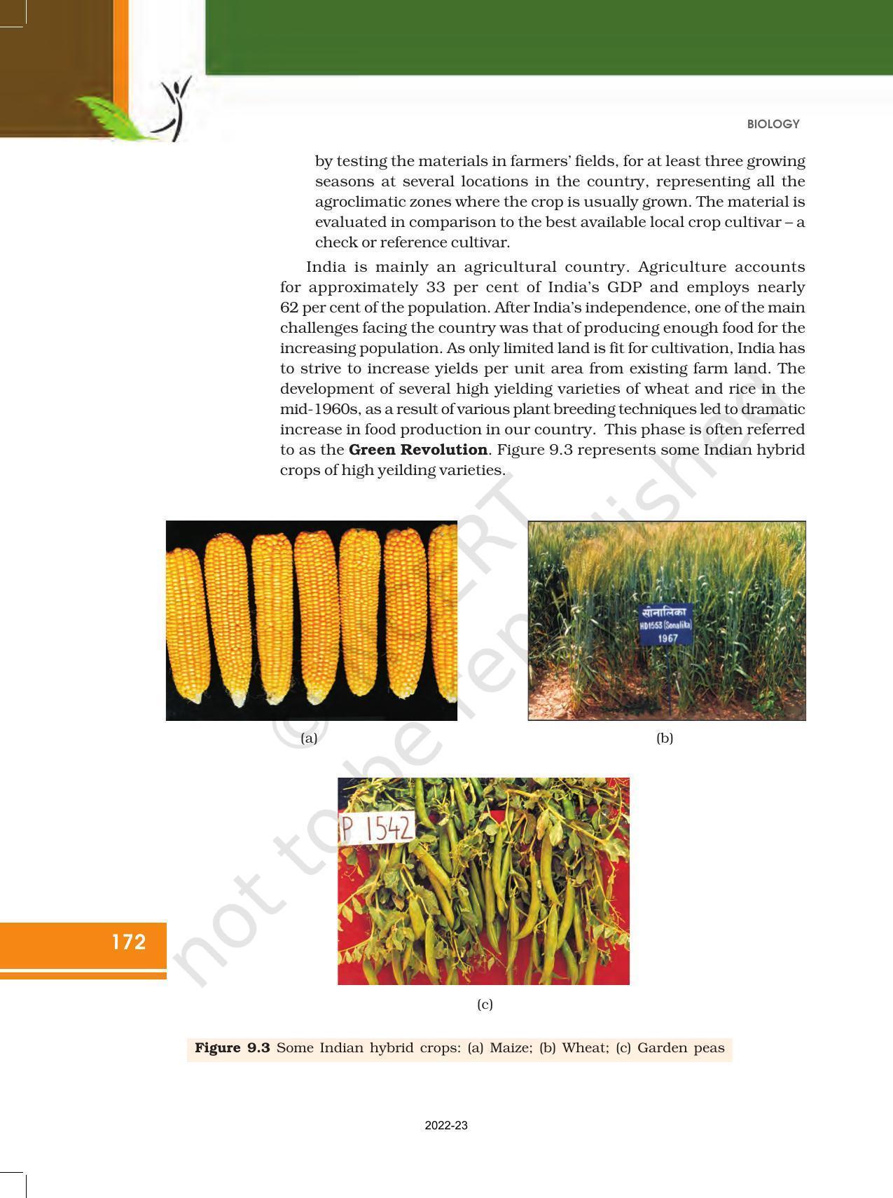 NCERT Book for Class 12 Biology Chapter 9 Strategies for Enhancement in Food Production - Page 8