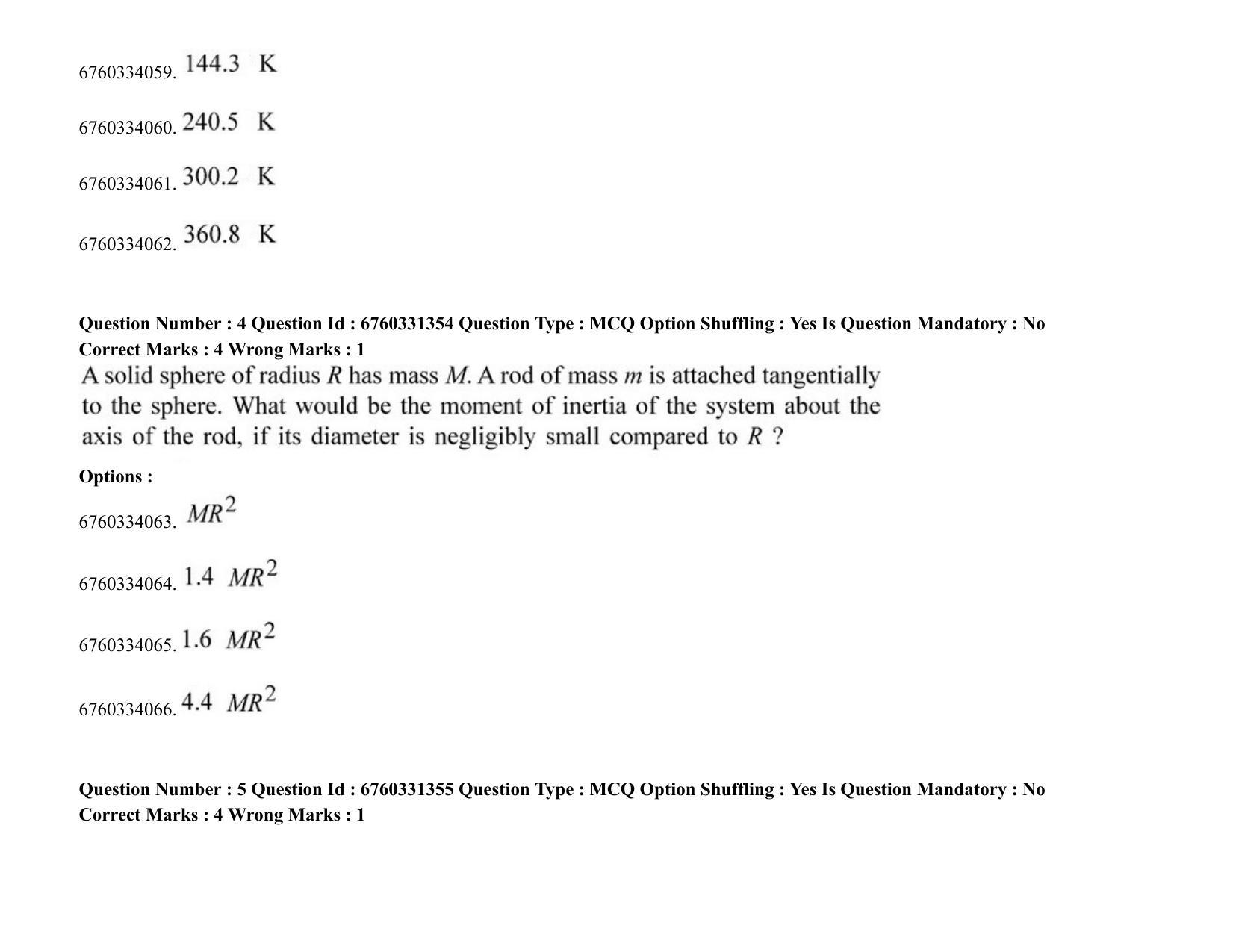 JEE Mains 2021: BTech (Shift 2) 03-08-2021 Question Paper - Page 4