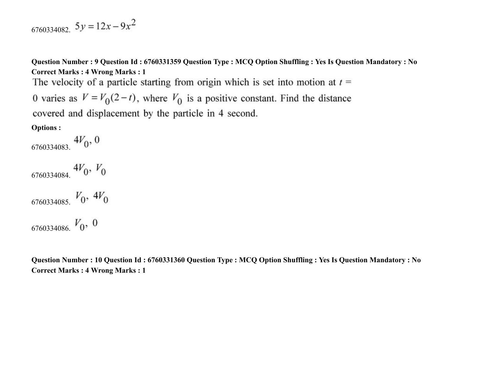 JEE Mains 2021: BTech (Shift 2) 03-08-2021 Question Paper - Page 8