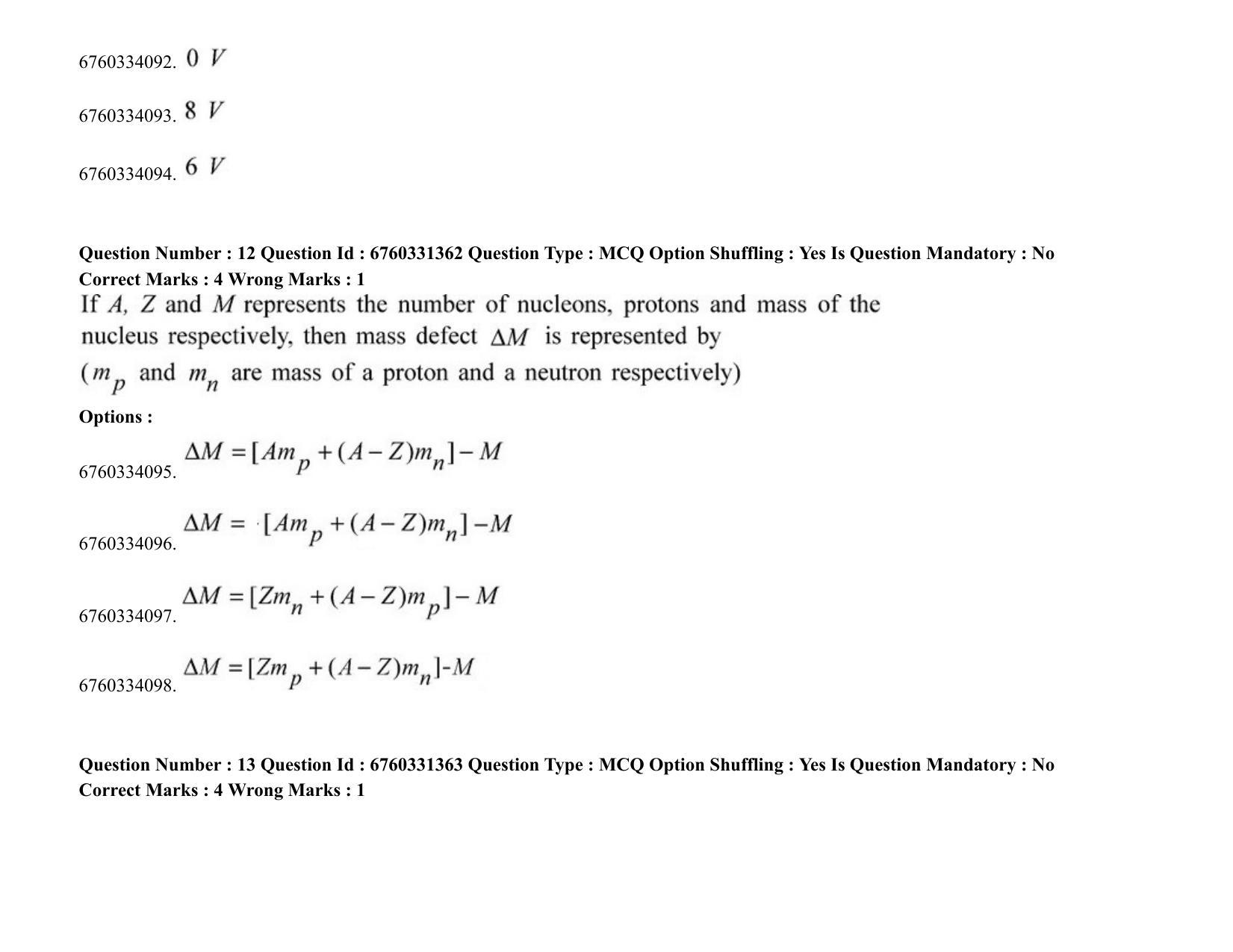 JEE Mains 2021: BTech (Shift 2) 03-08-2021 Question Paper - Page 10