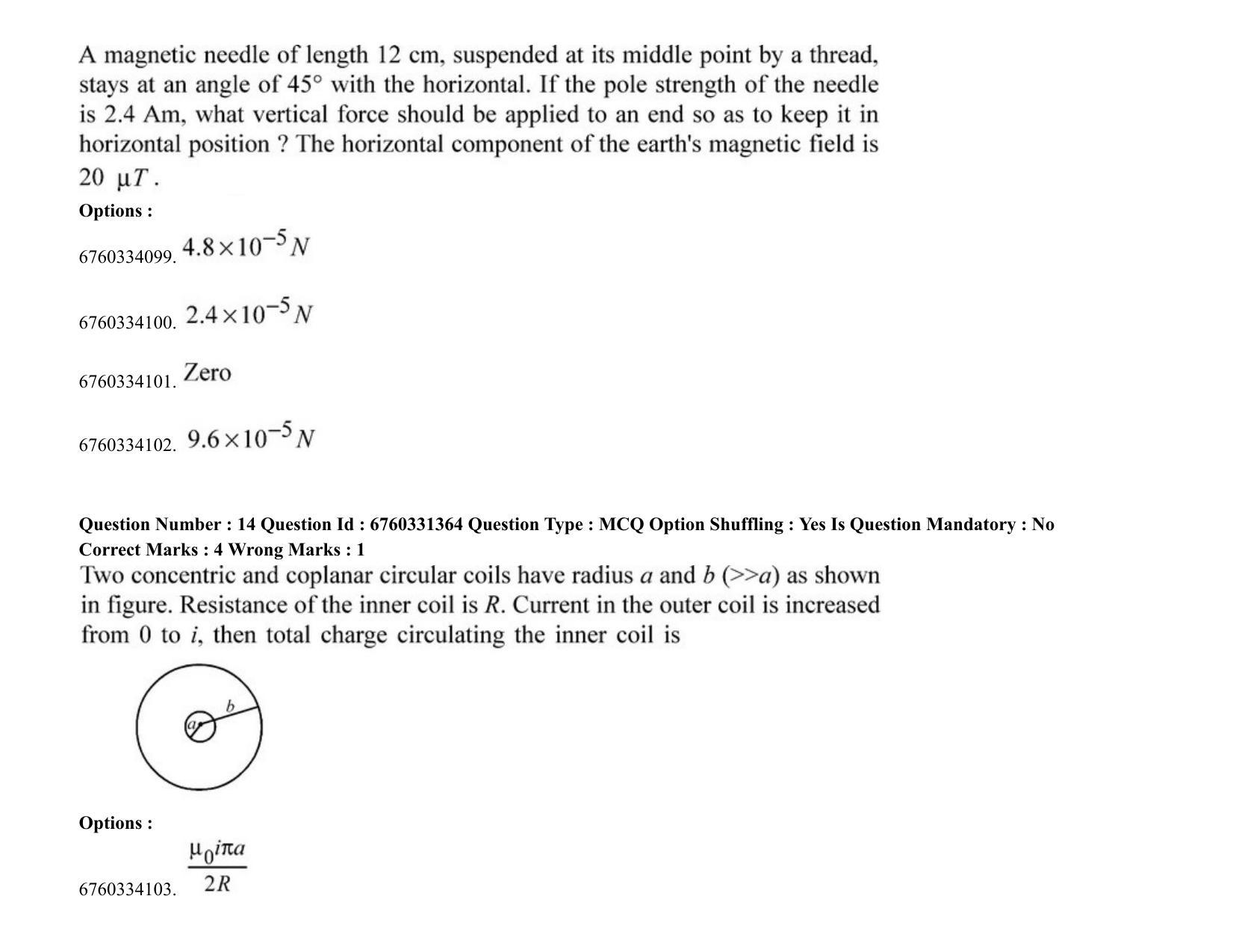 JEE Mains 2021: BTech (Shift 2) 03-08-2021 Question Paper - Page 11