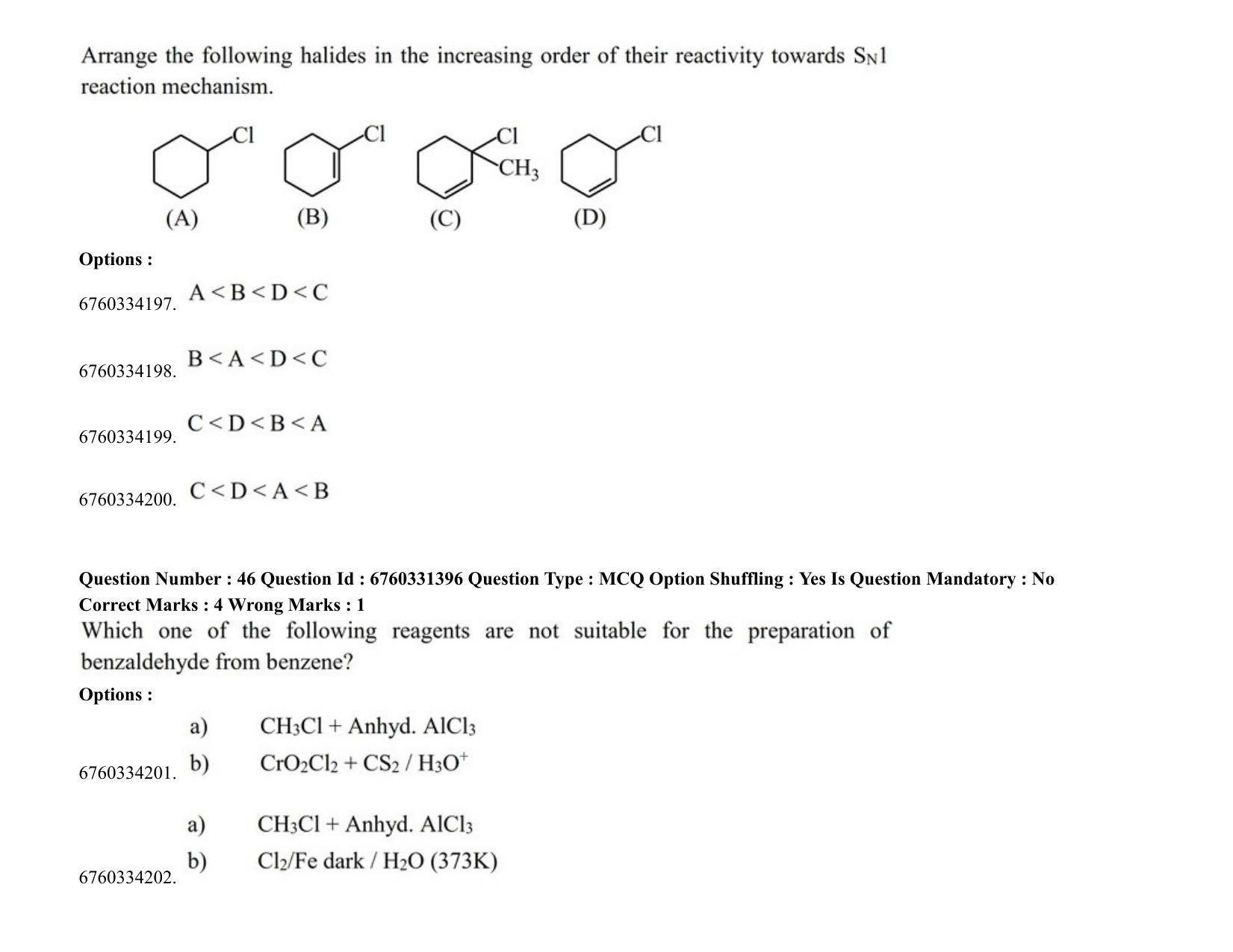 JEE Mains 2021: BTech (Shift 2) 03-08-2021 Question Paper - Page 31