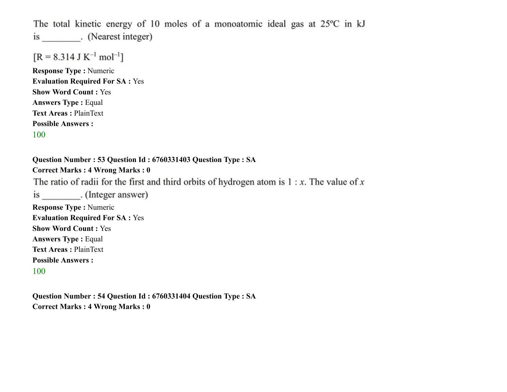 JEE Mains 2021: BTech (Shift 2) 03-08-2021 Question Paper - Page 38