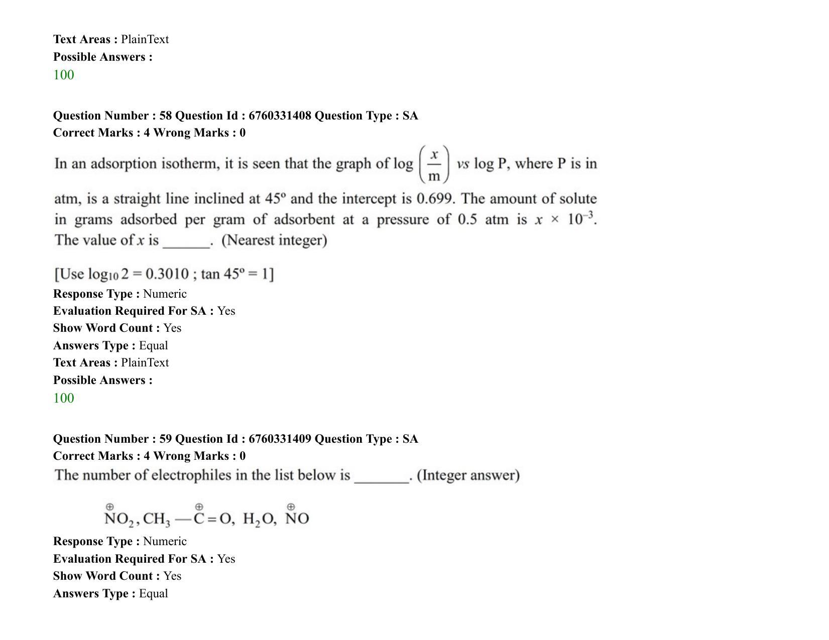 JEE Mains 2021: BTech (Shift 2) 03-08-2021 Question Paper - Page 41