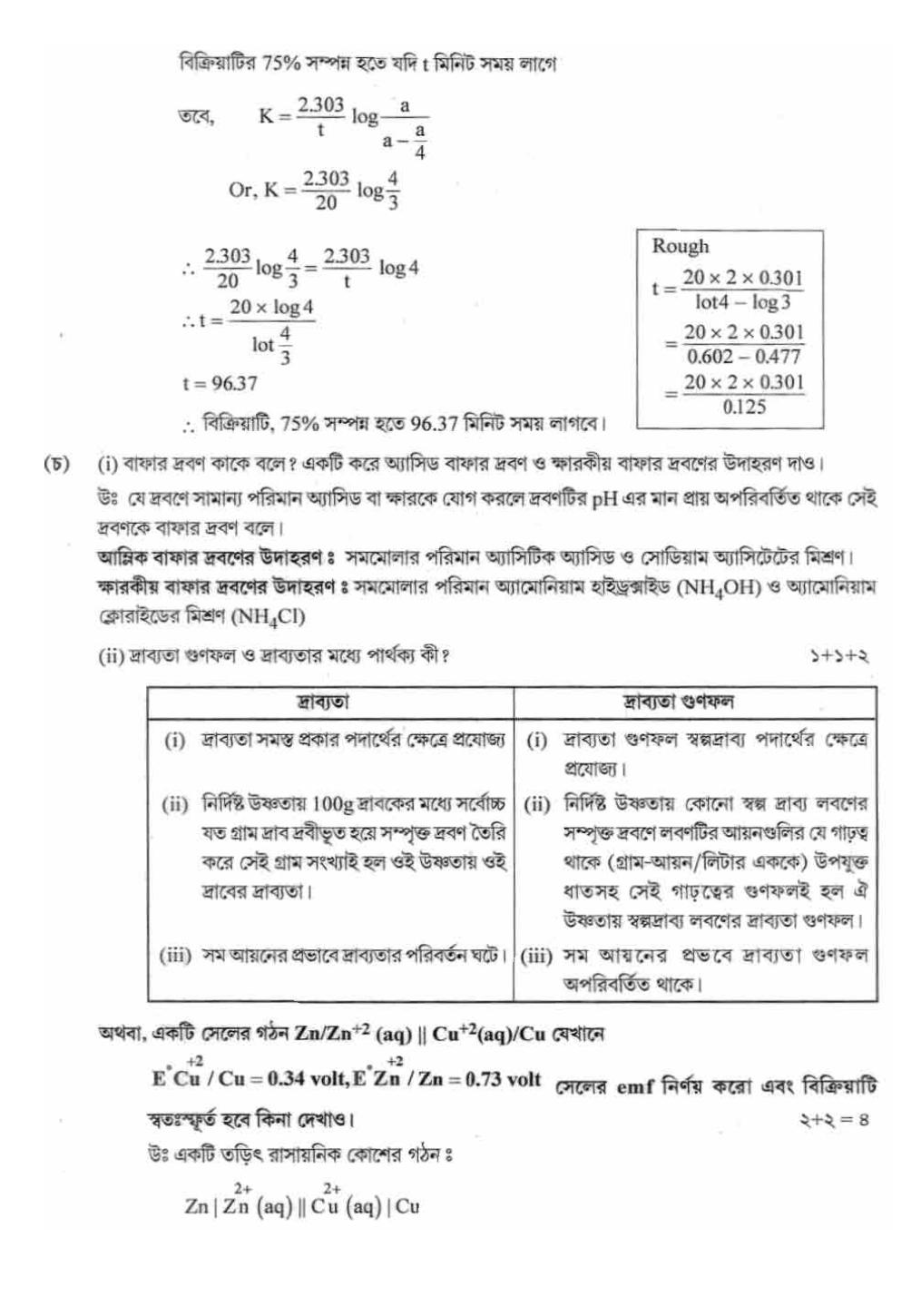 West Bengal Board Class 12 Chemistry 2020 Question Paper - Page 21