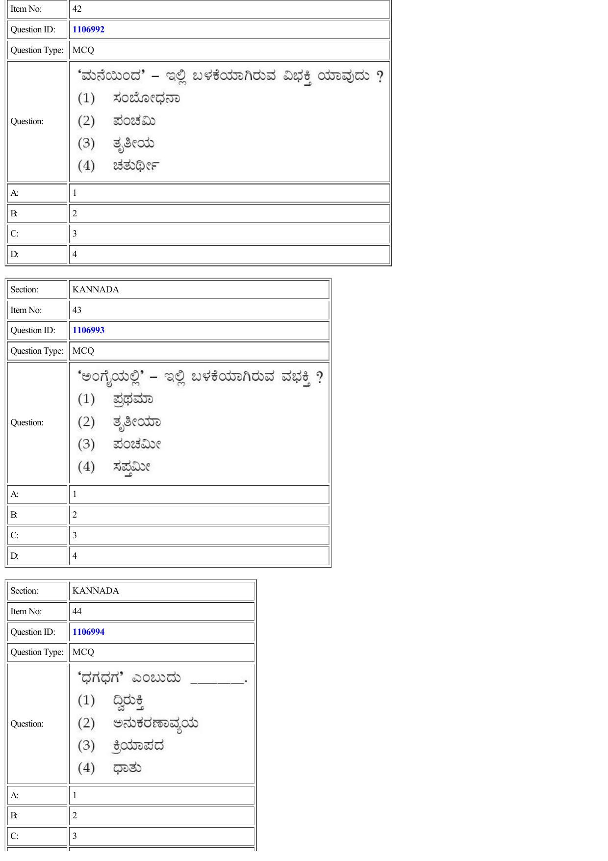 CUET 2022 Question Paper of Kannada - Page 37