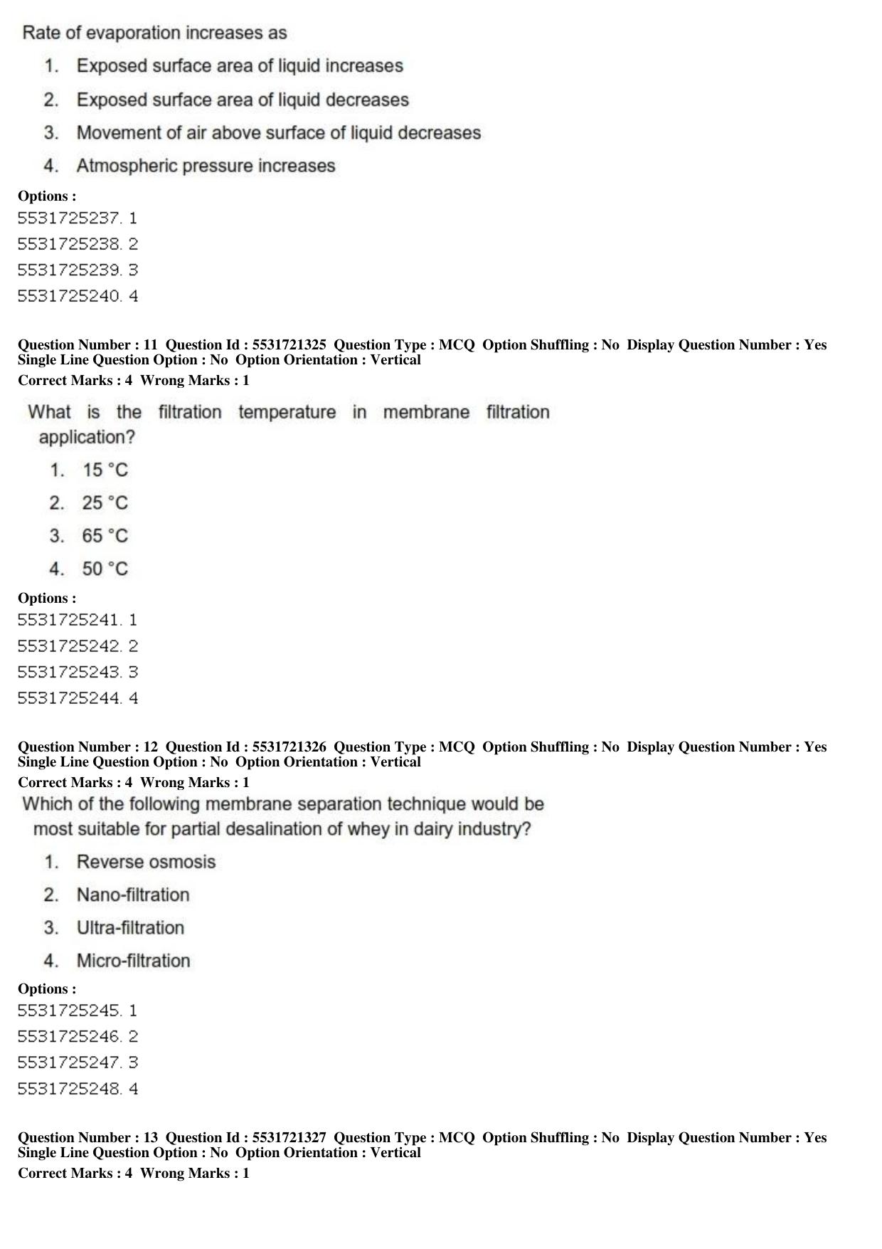 ICAR AIEEA PG 2019 DAIRY TECHNOLOGY Question Paper - Page 5