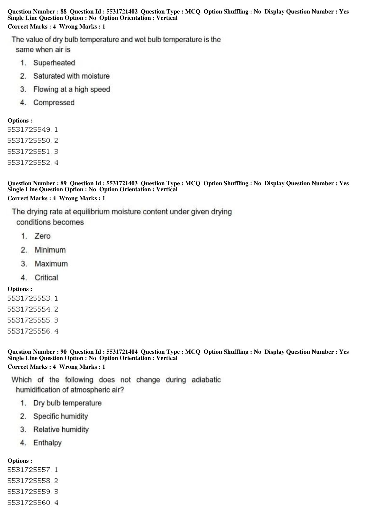 ICAR AIEEA PG 2019 DAIRY TECHNOLOGY Question Paper - Page 31
