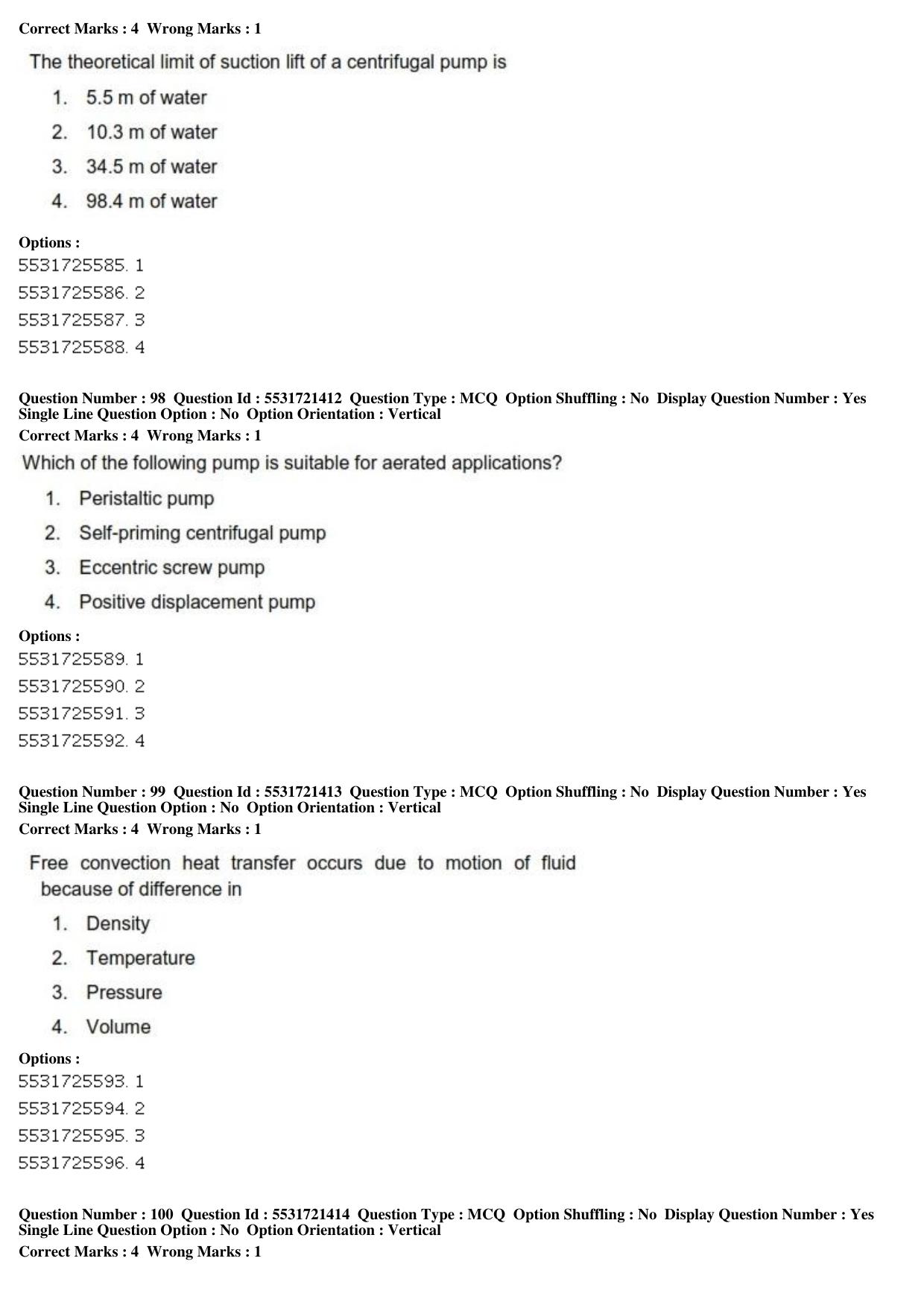 ICAR AIEEA PG 2019 DAIRY TECHNOLOGY Question Paper - Page 34