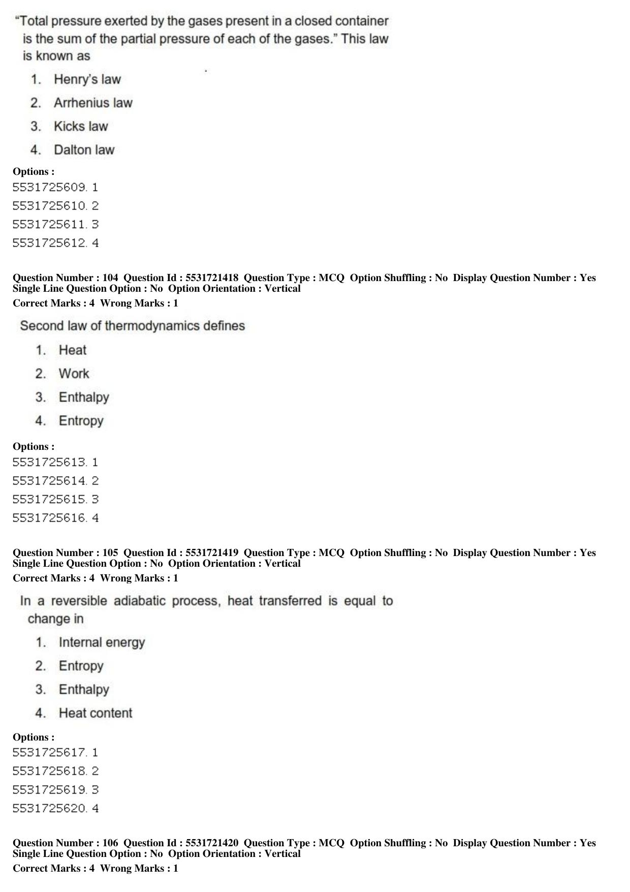 ICAR AIEEA PG 2019 DAIRY TECHNOLOGY Question Paper - Page 36
