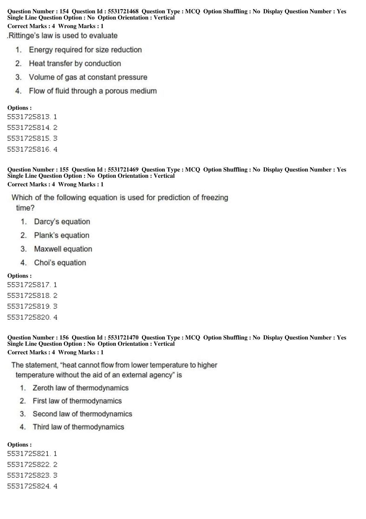ICAR AIEEA PG 2019 DAIRY TECHNOLOGY Question Paper - Page 53