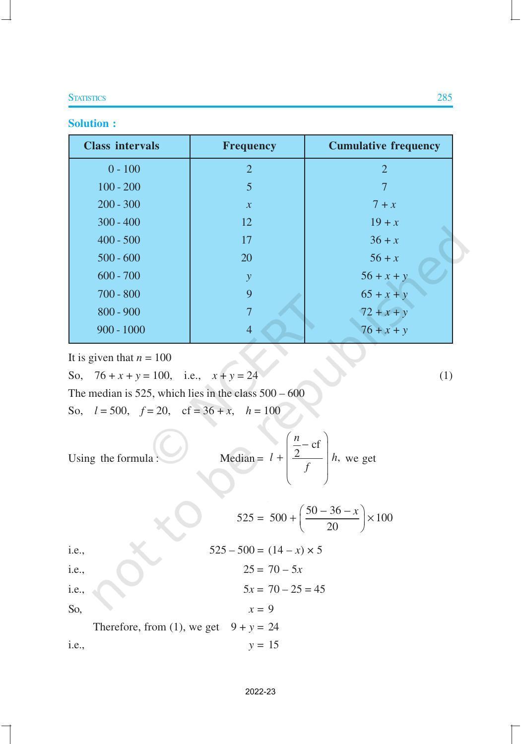 NCERT Book for Class 10 Maths Chapter 14 Statistics - Page 26