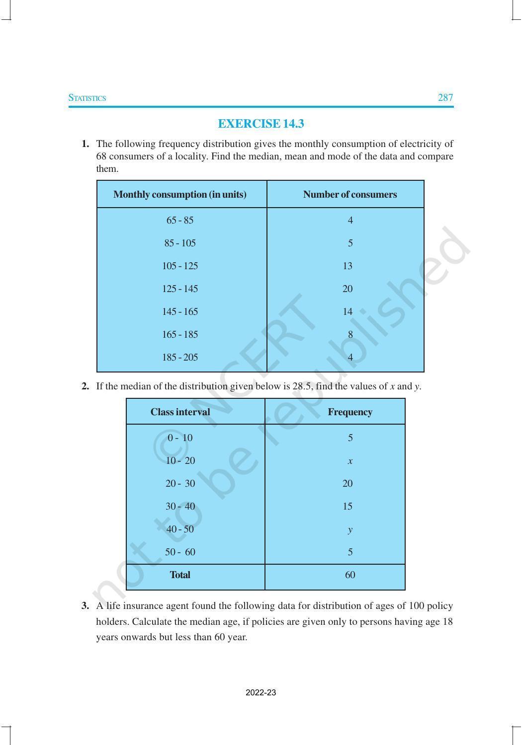 NCERT Book for Class 10 Maths Chapter 14 Statistics - Page 28