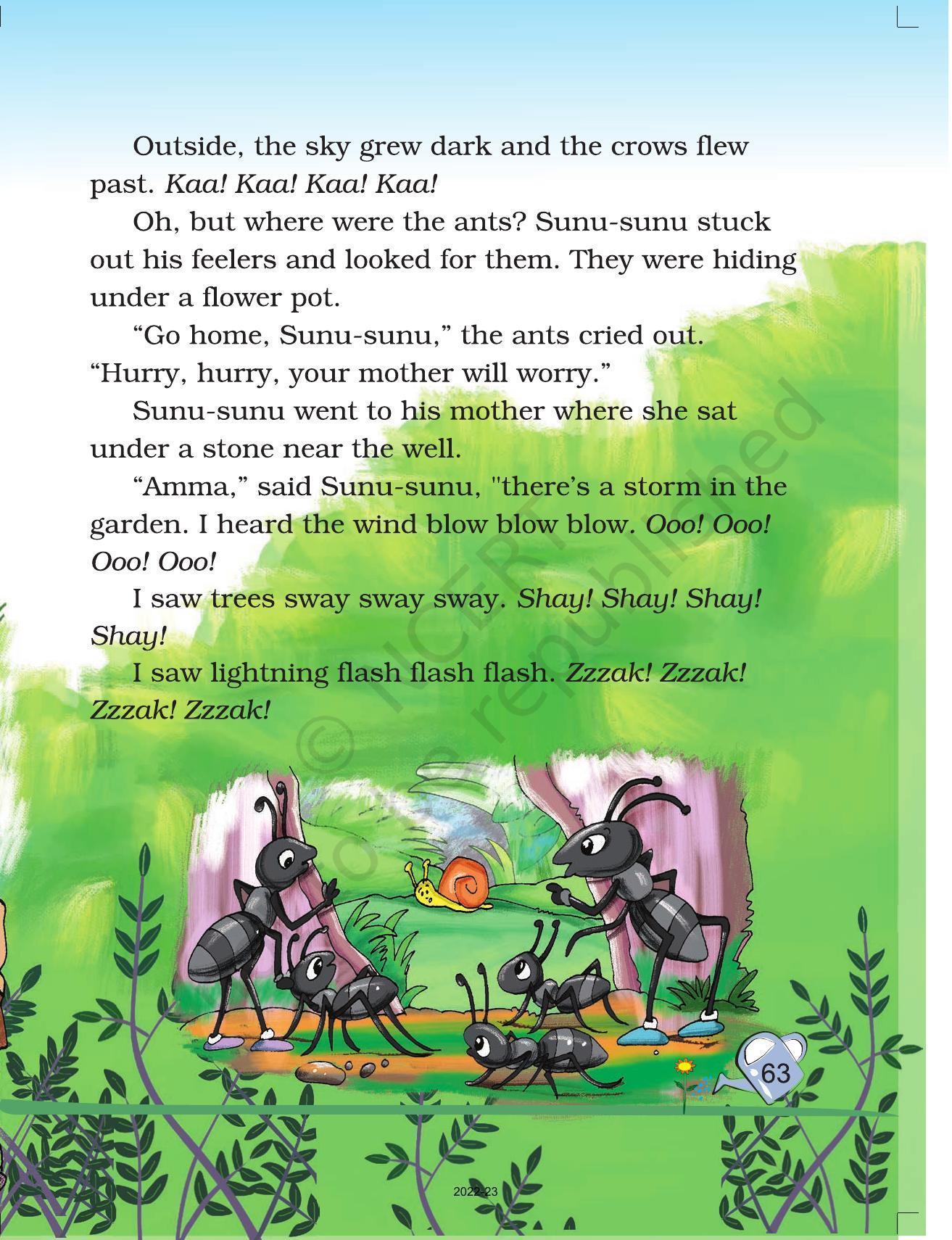 NCERT Book for Class 2 English (Marigold):Chapter 4-Rain - Page 10